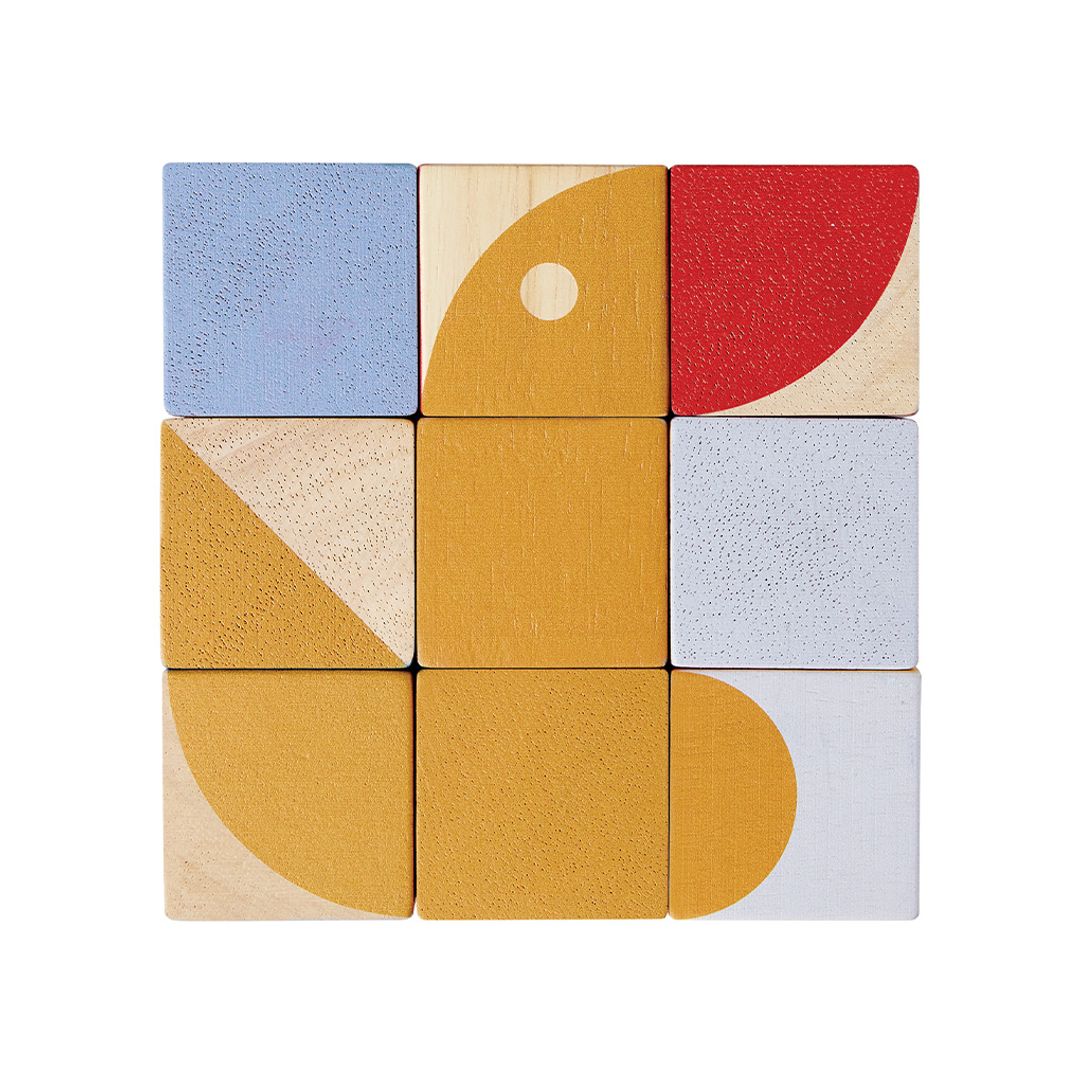 PlanToys Geo Pattern Cubes | Playroom Avenue