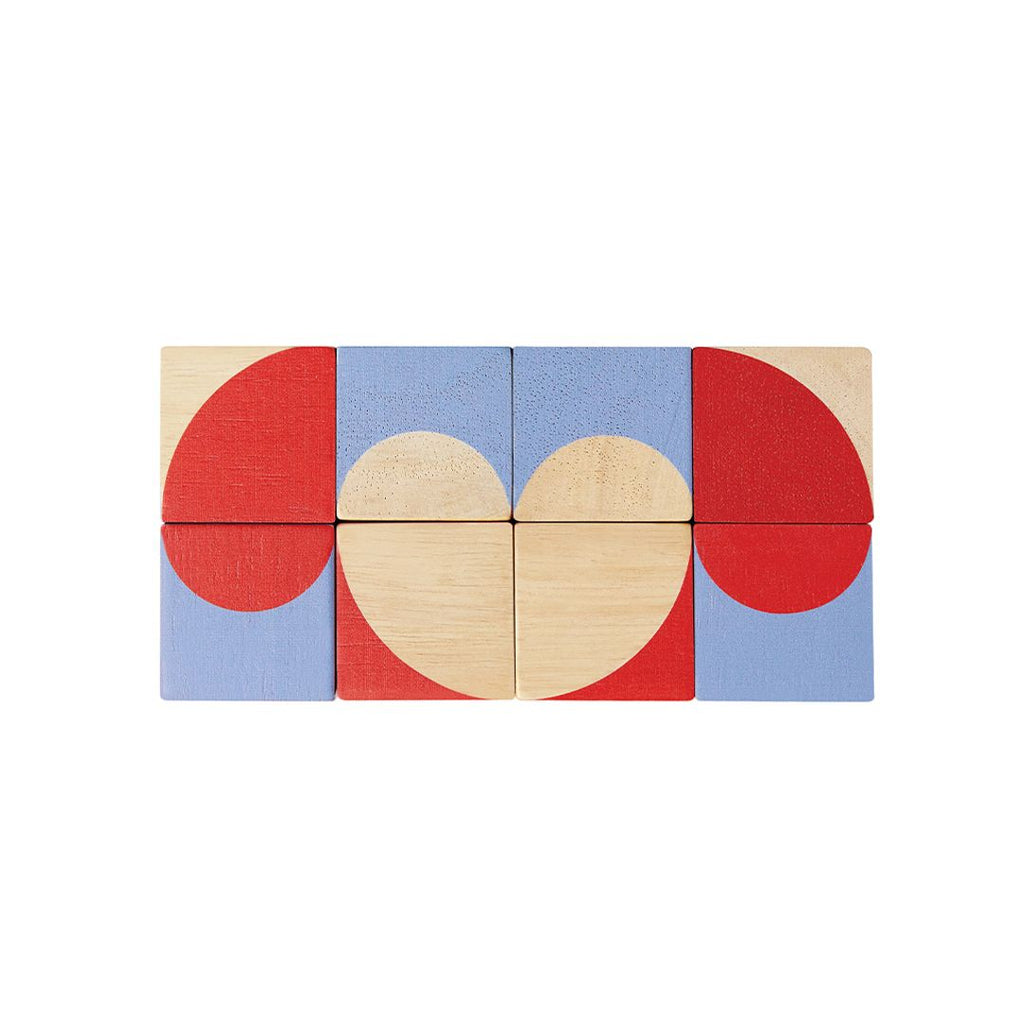 PlanToys Geo Pattern Cubes | Playroom Avenue