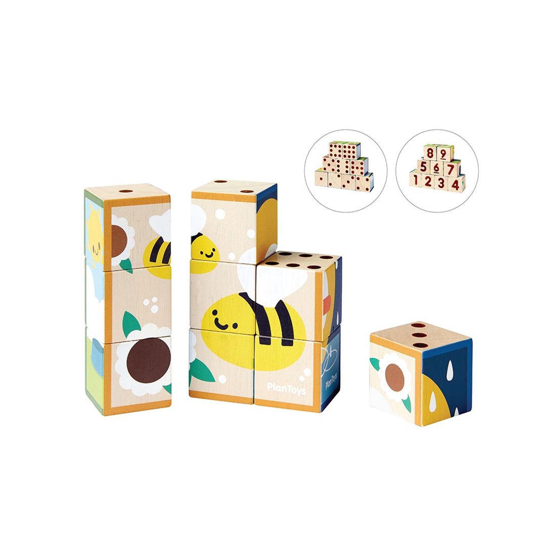 PlanToys Animal Puzzle Cubes | Playroom Avenue