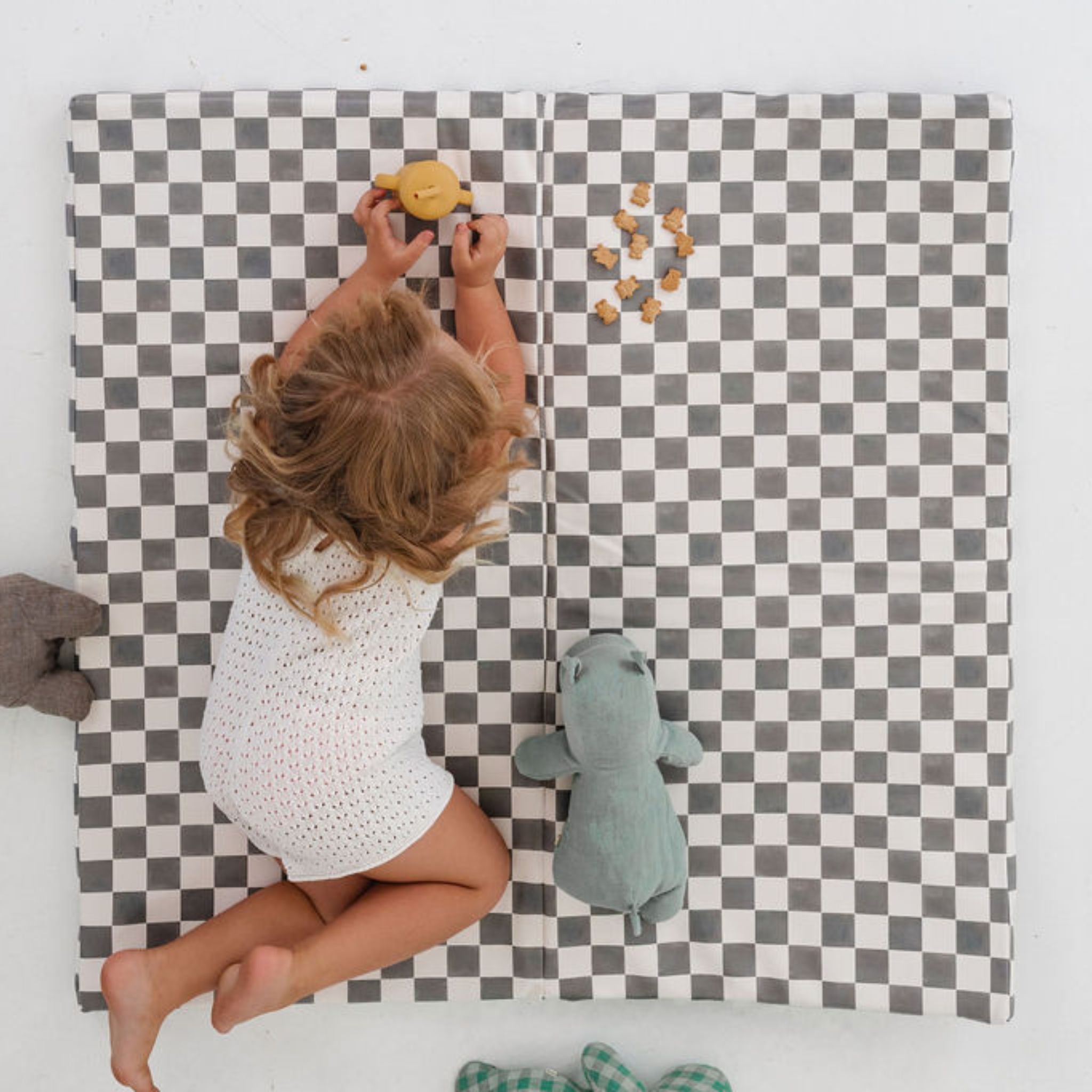 Toki Kids Checker Pepper Vegan Leather Mat - Playroom Avenue