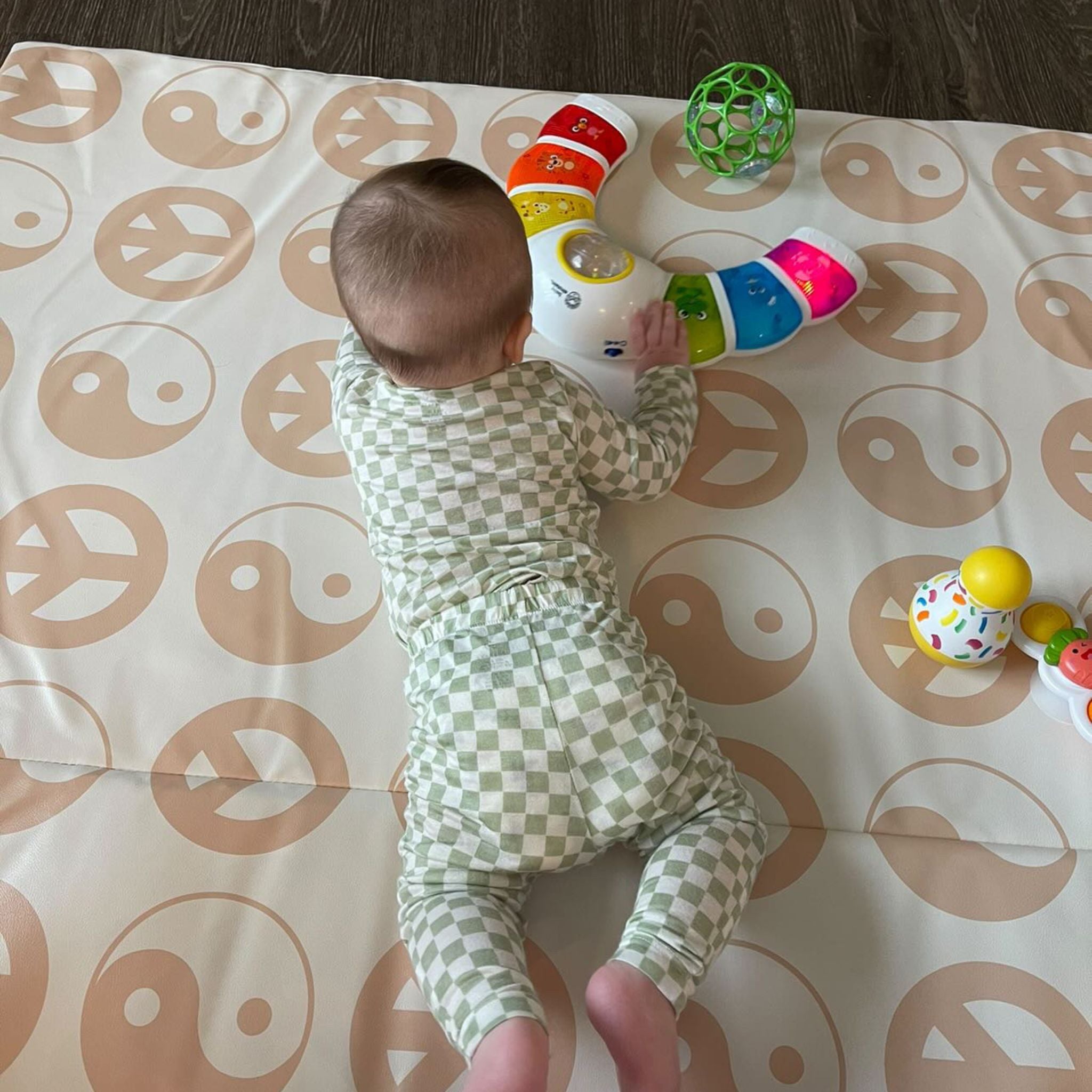 Toki Kids Yin Yang Vegan Leather Mat | Playroom Avenue