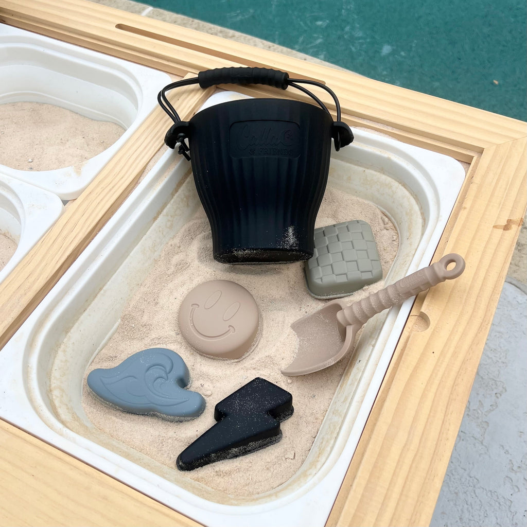 Calla and Friends BLACKOUT & BOLT Silicone Beach Toy Set | Playroom Avenue