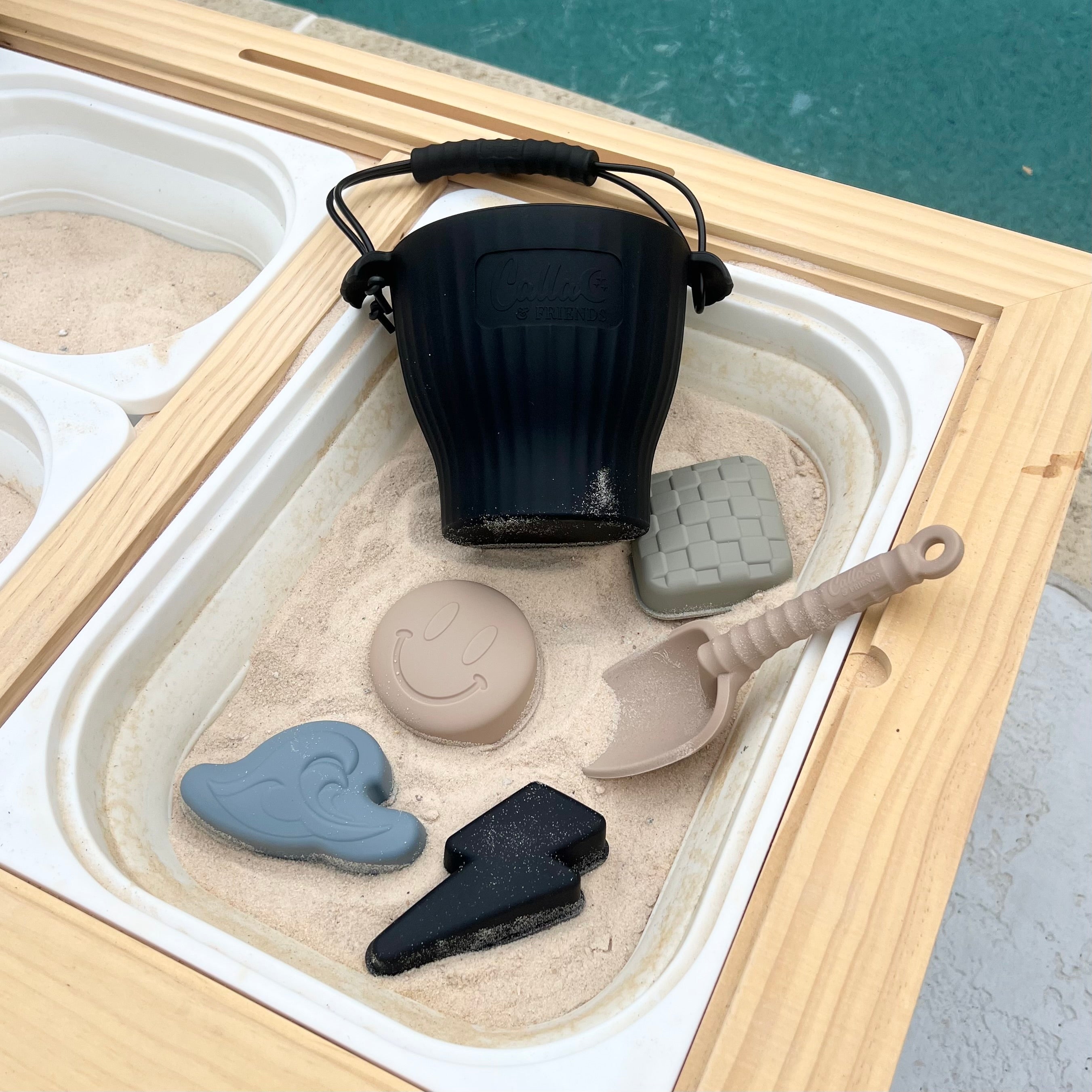 Calla and Friends BLACKOUT & BOLT Silicone Beach Toy Set | Playroom Avenue