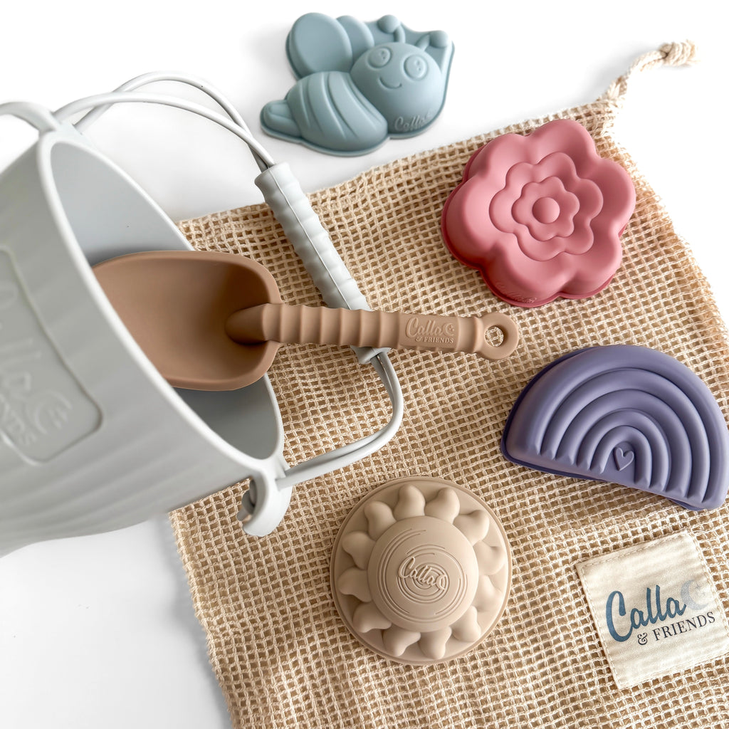 Calla and Friends Allison Silicone Beach Toy Set | Playroom Avenue