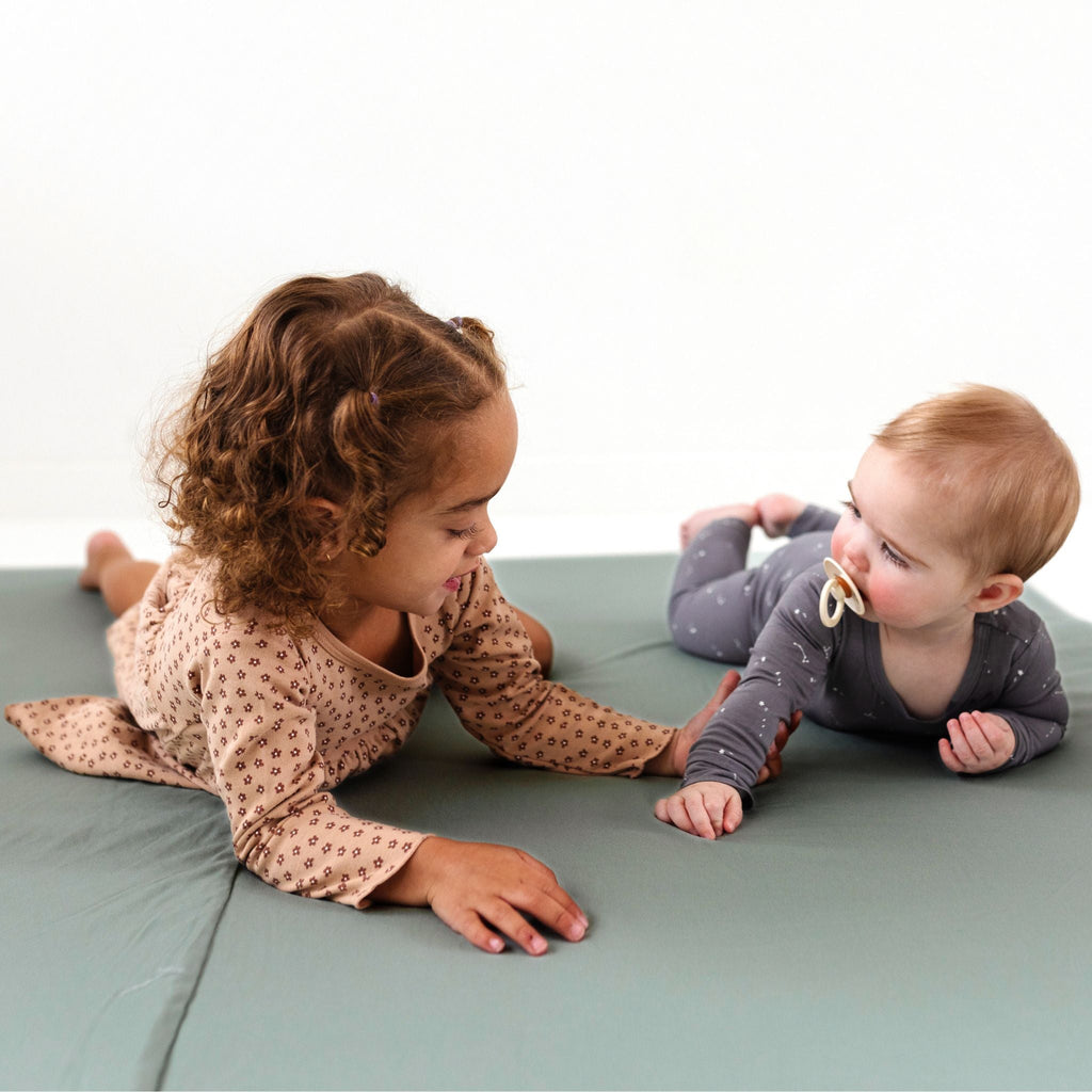 Toki Kids Sage Jersey Mat | Playroom Avenue