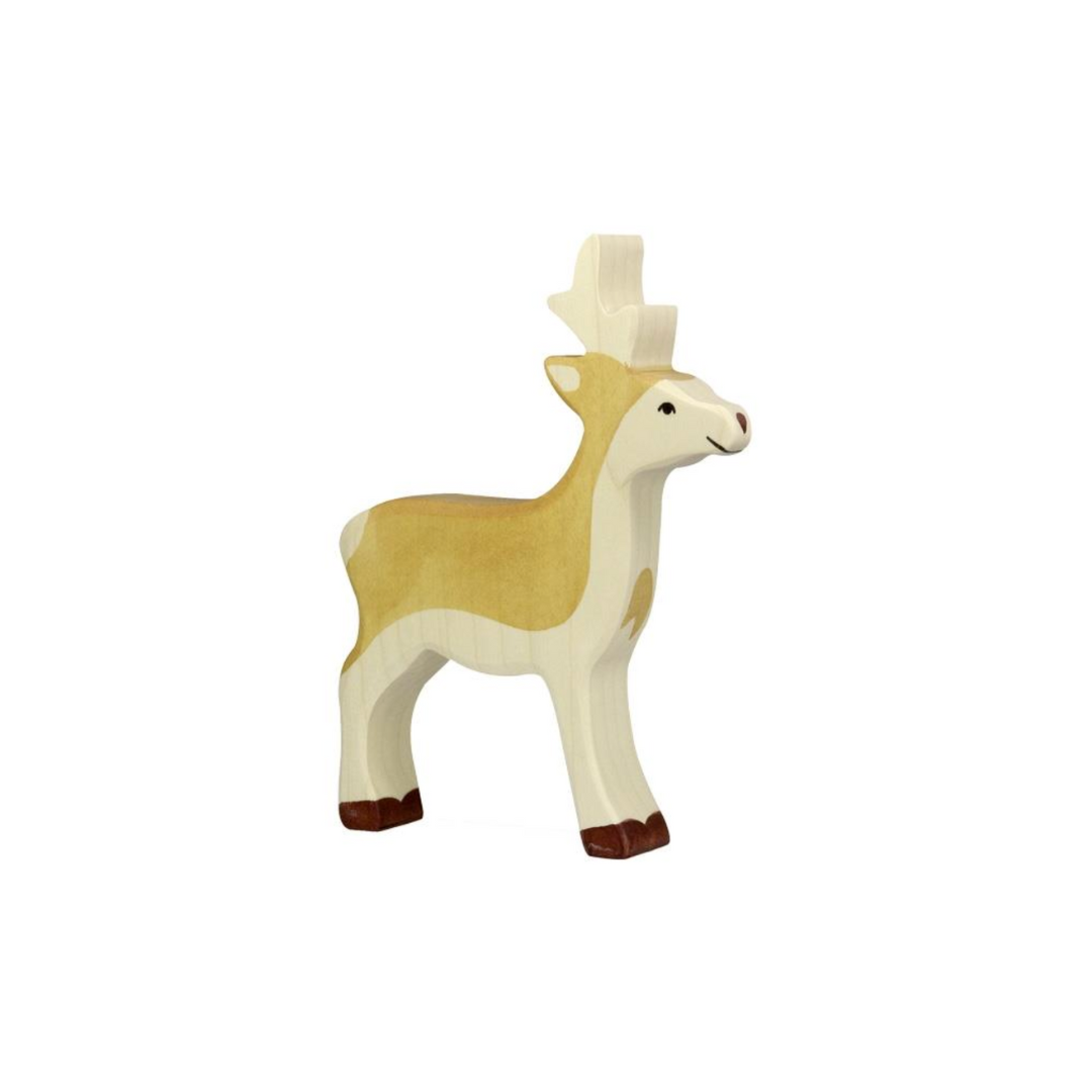 Holztiger Wooden Buck Figure | Playroom Avenue
