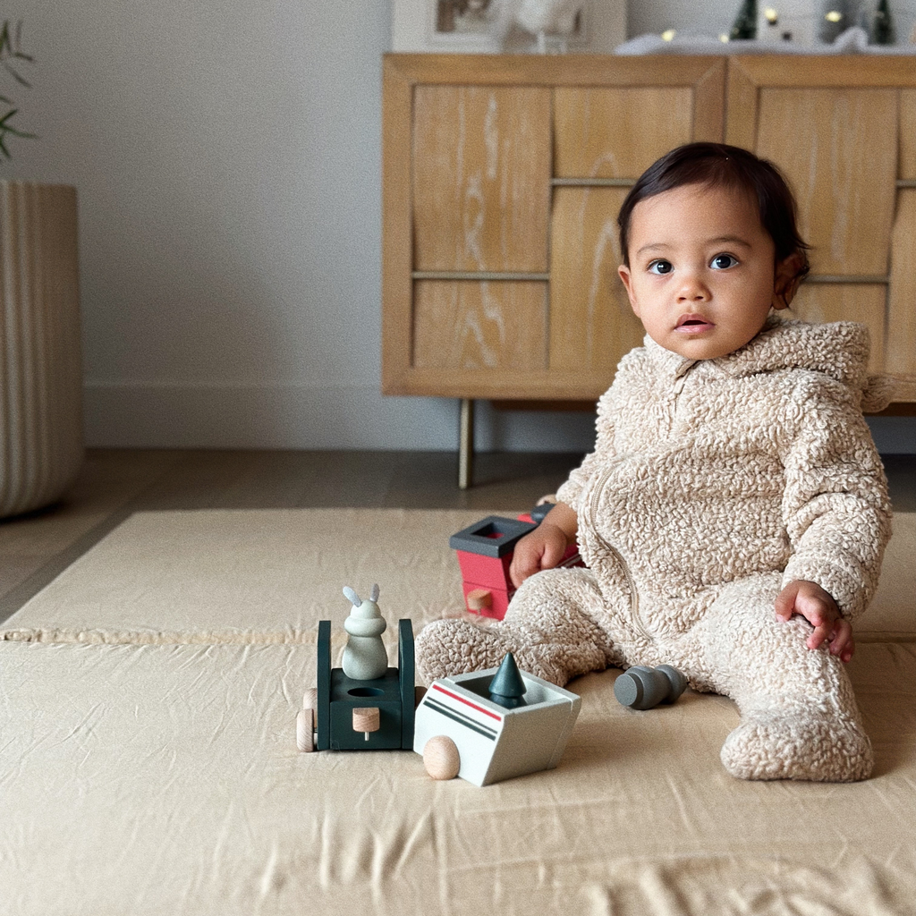 Toki Kids Cloud + Sandcastle Organic Cotton Mat | Playroom Avenue