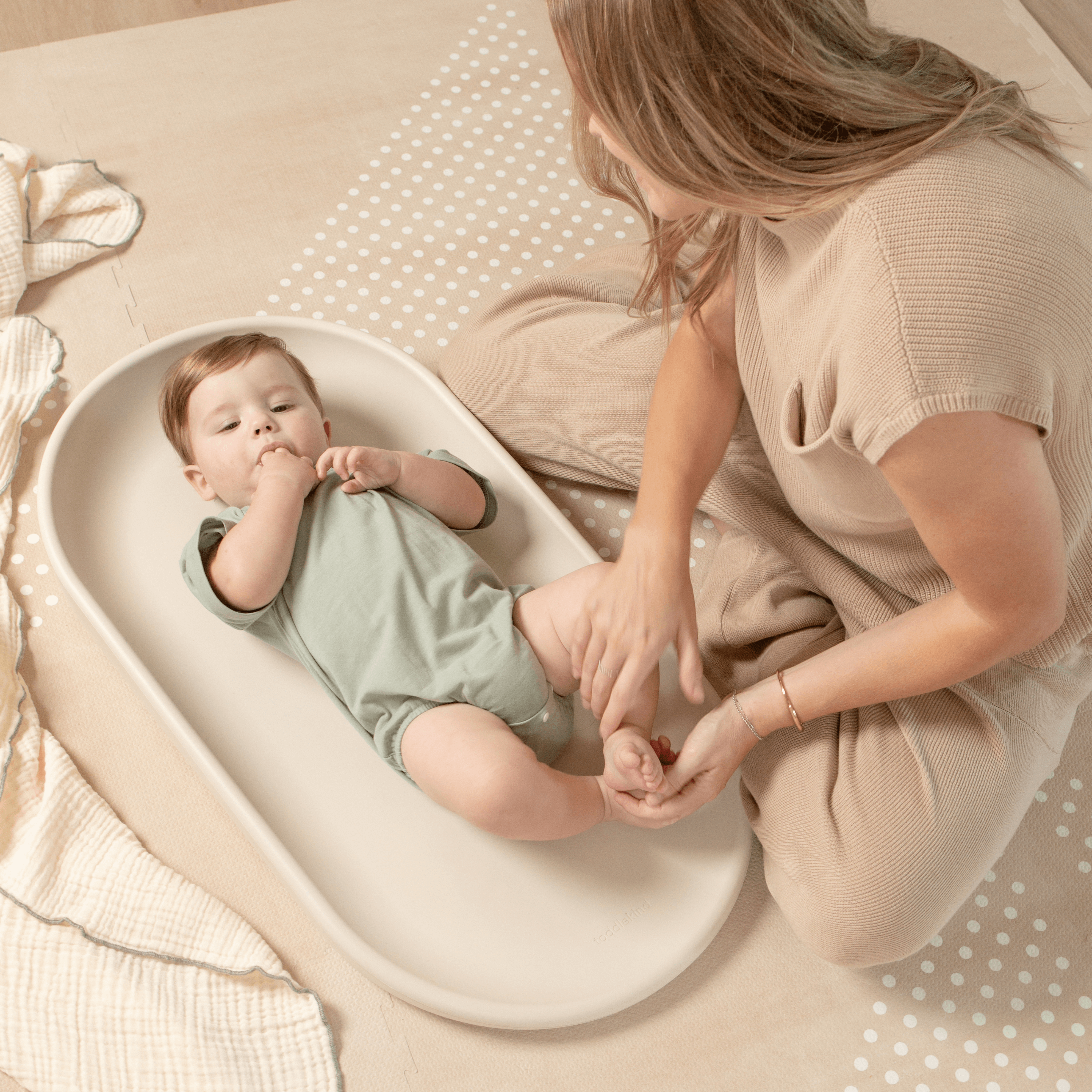 Toddlekind Nest Pad | Turtle Dove | Playroom Avenue