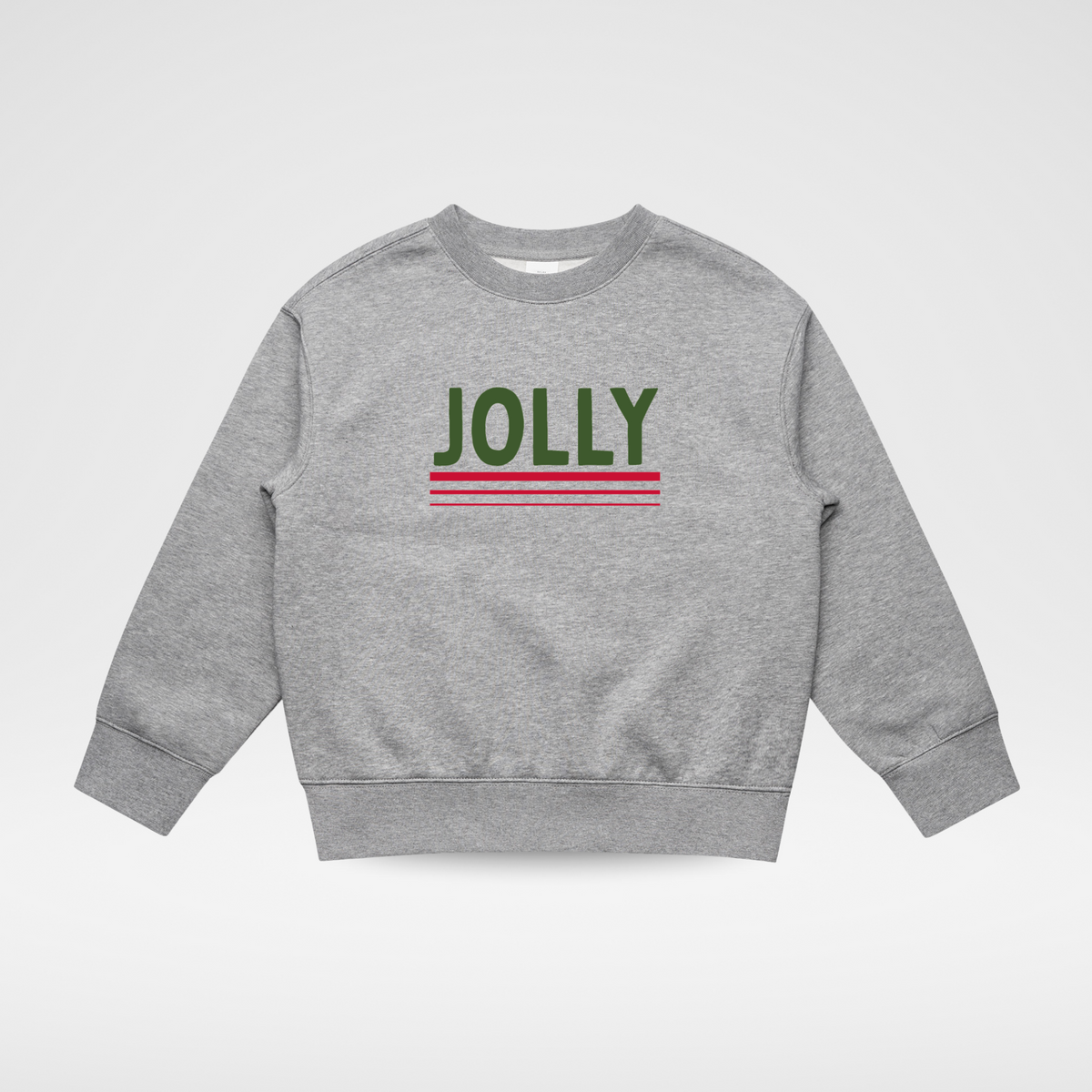 LITTLE RAD THINGS JOLLY TODDLER CREW - GREY | Playroom Avenue
