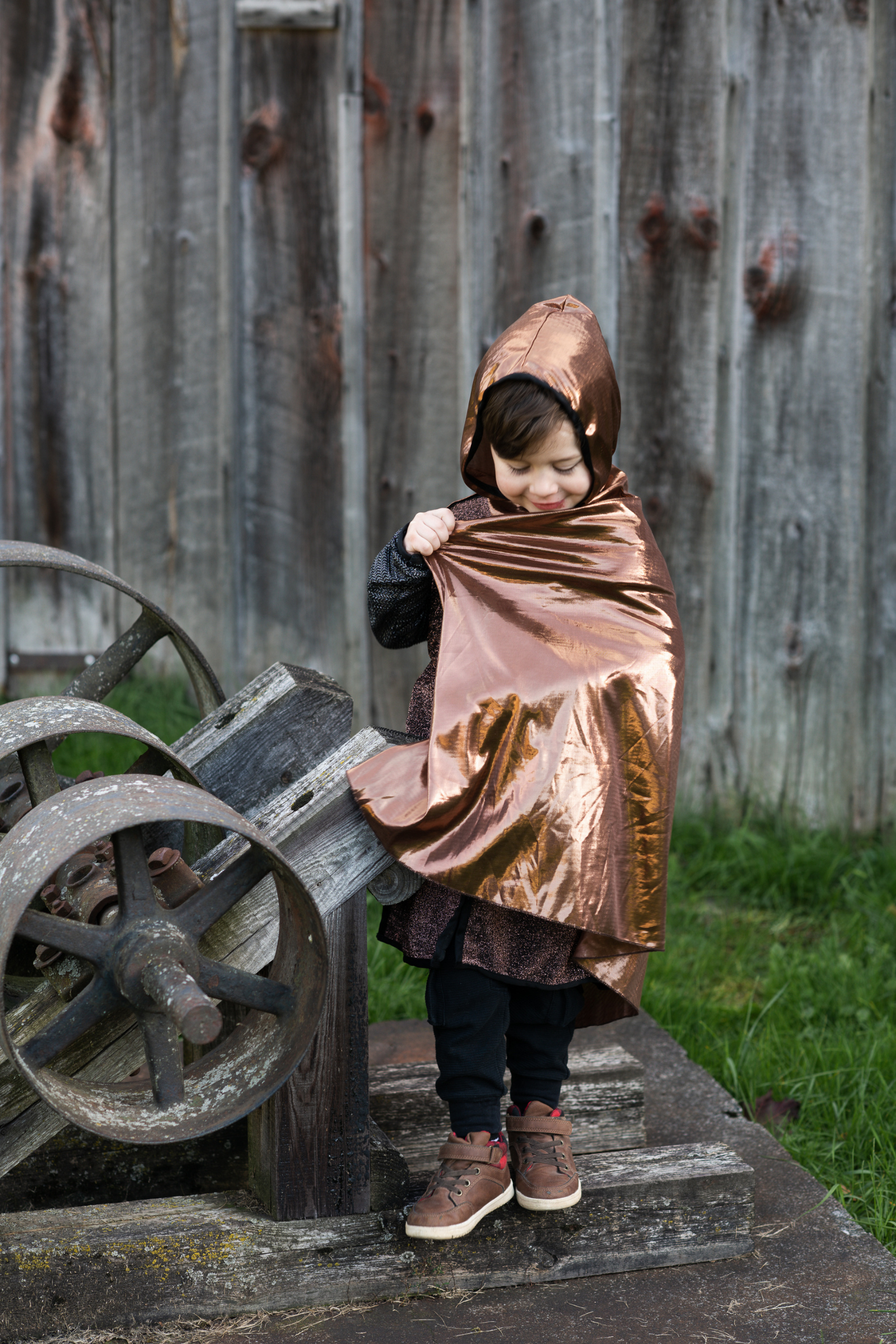 Great Pretenders Brilliant Copper Knight Tunic with Cape | Playroom Avenue