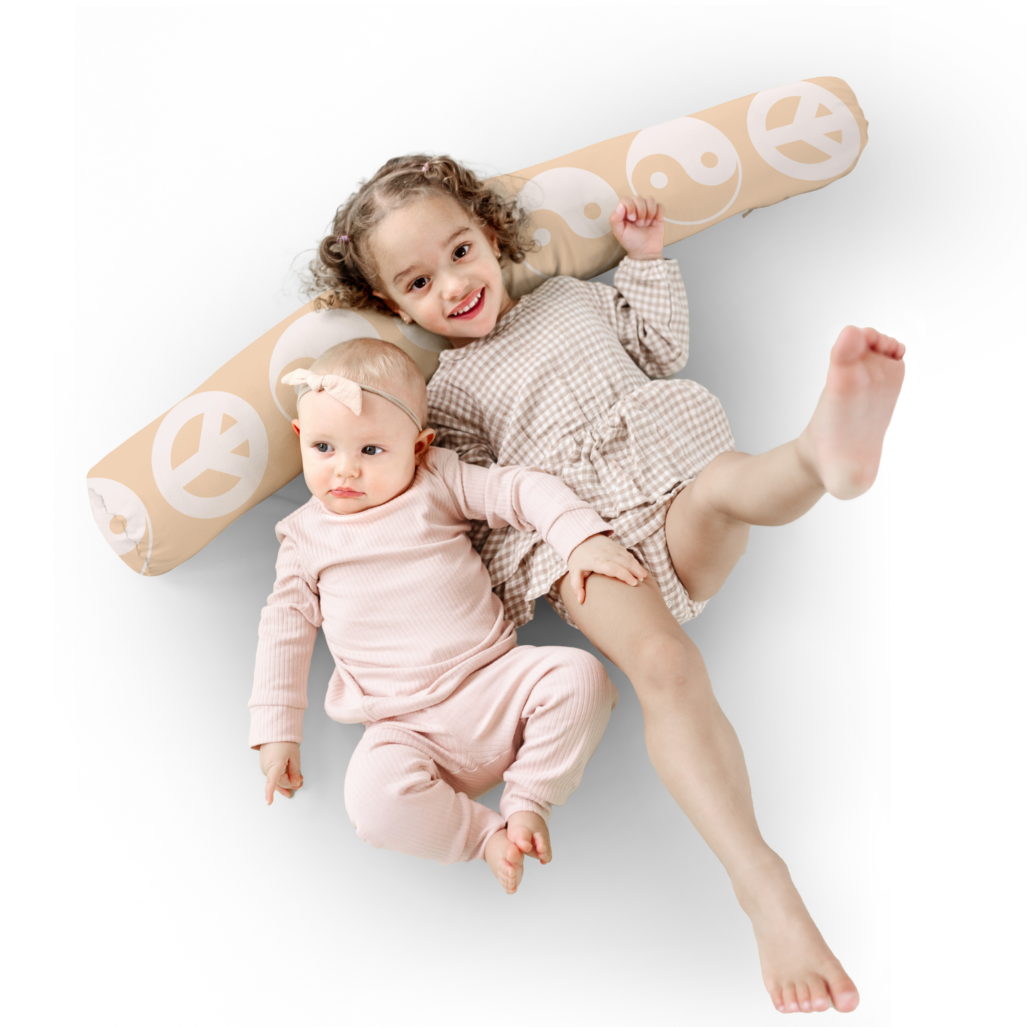 Toki Kids Beige Yin Yang Support Pillow - Playroom Avenue