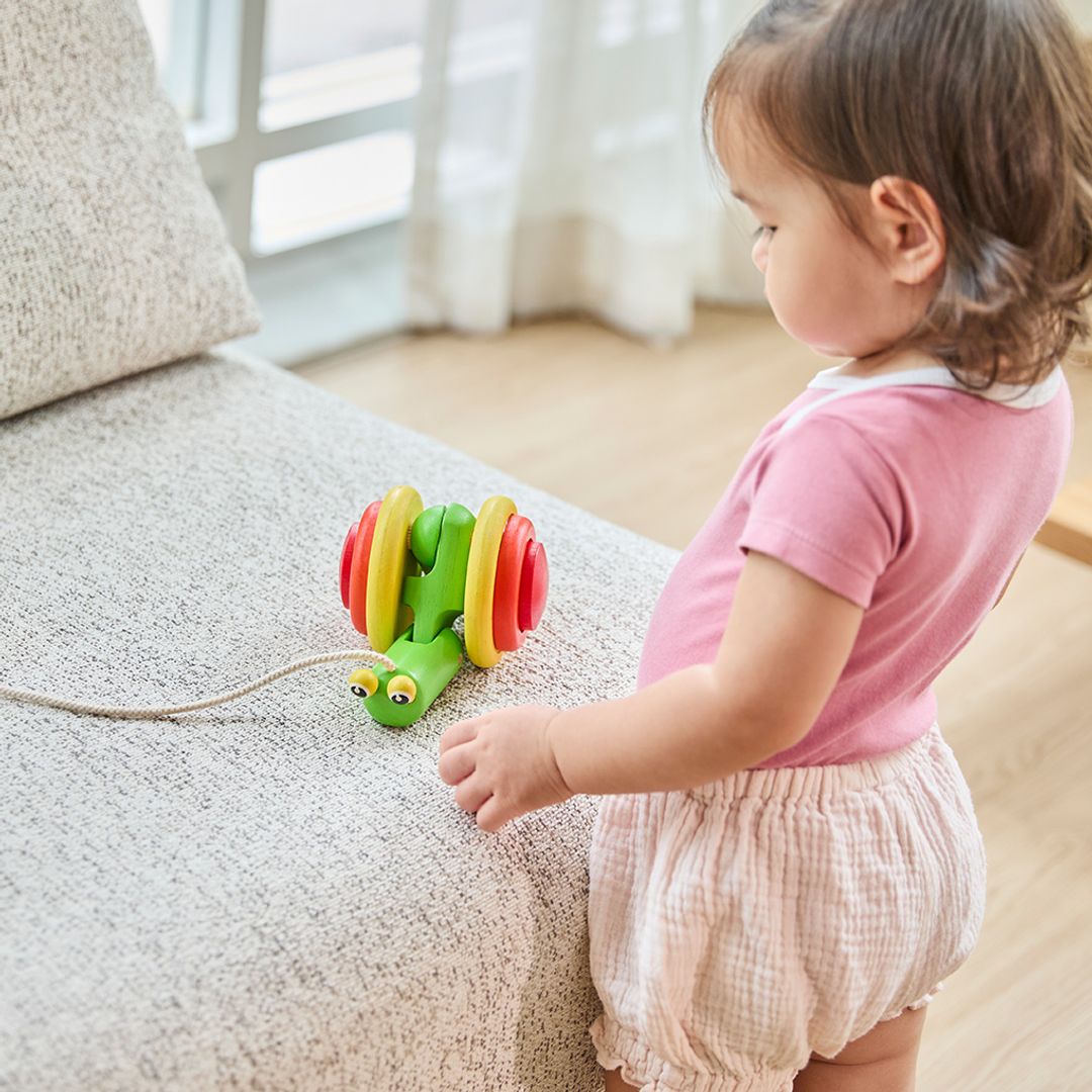 PlanToys Pull Along Snail | Playroom Avenue