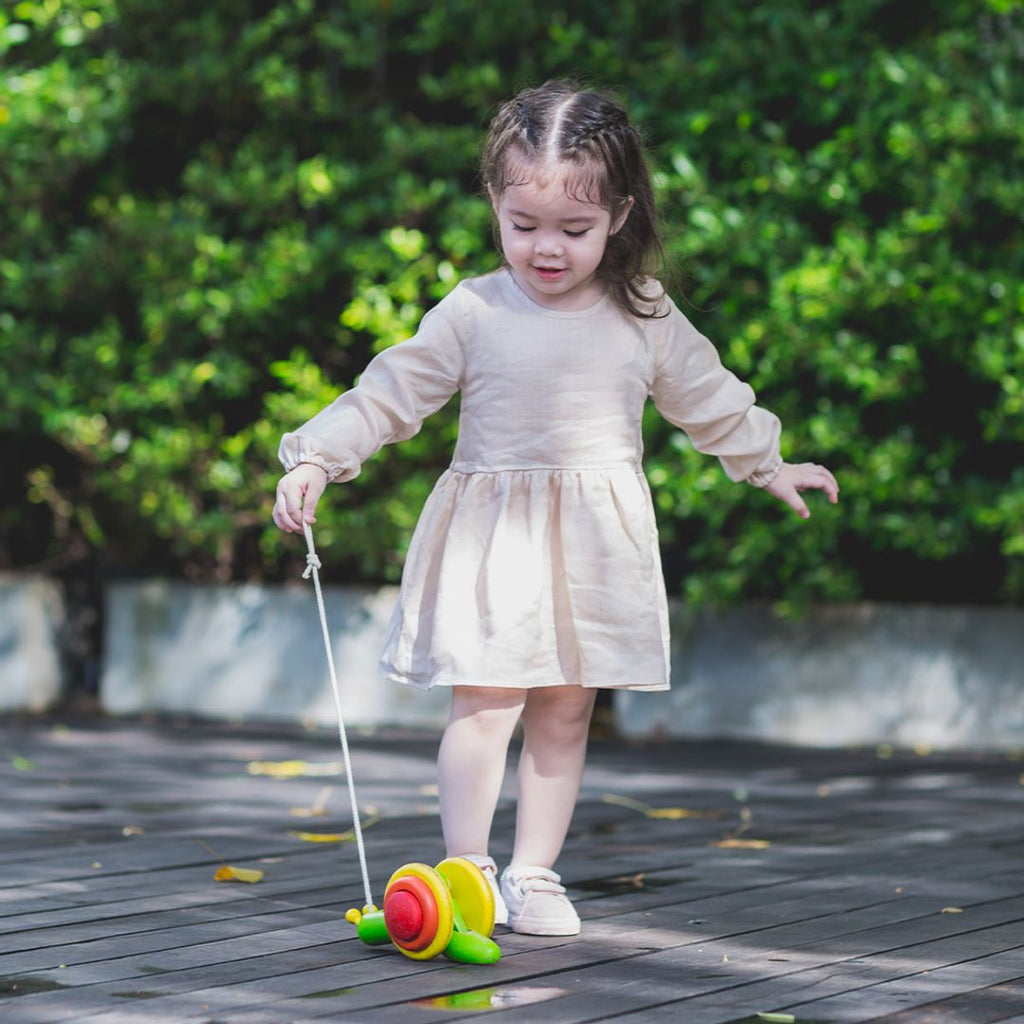 PlanToys Pull Along Snail | Playroom Avenue
