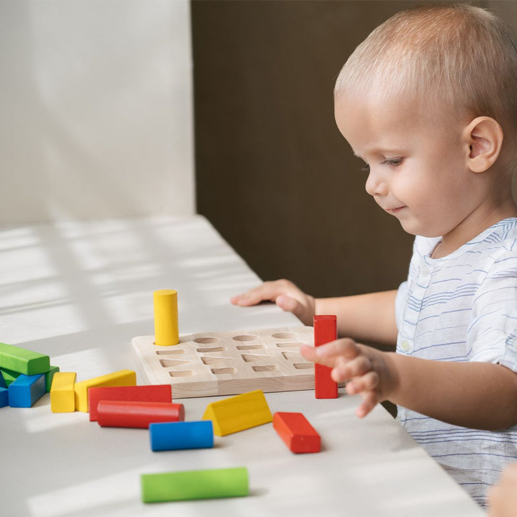 PlanToys Geometric Peg Board | Playroom Avenue