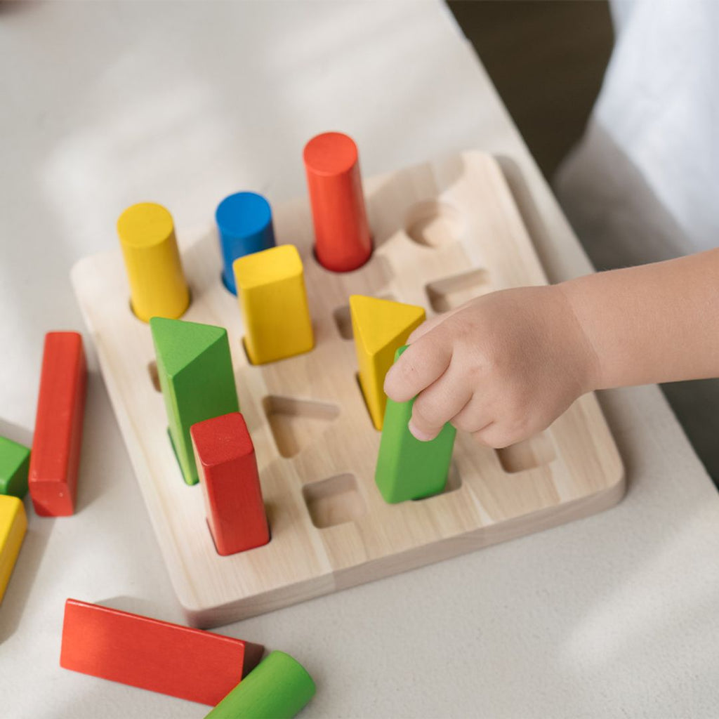 PlanToys Geometric Peg Board | Playroom Avenue