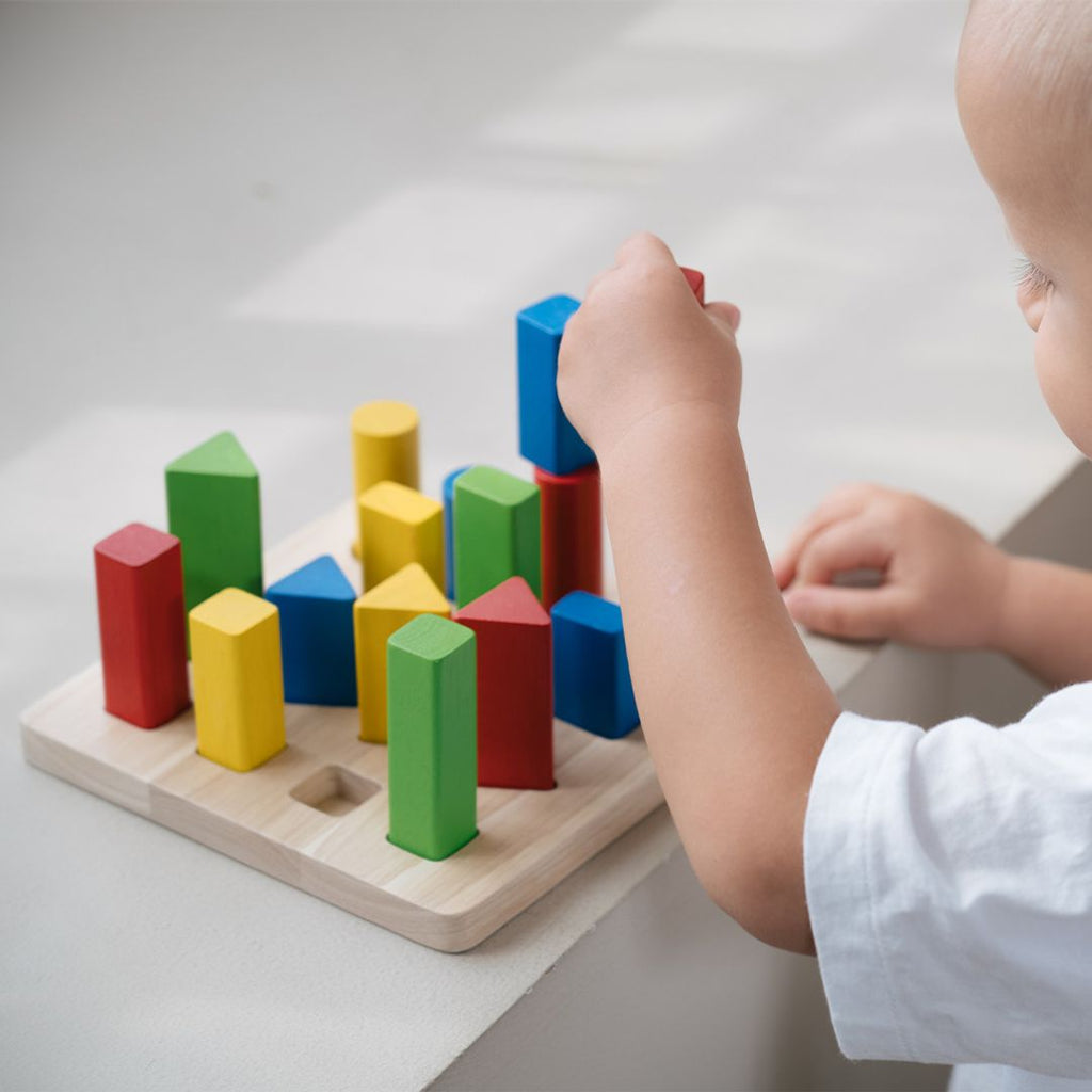PlanToys Geometric Peg Board | Playroom Avenue