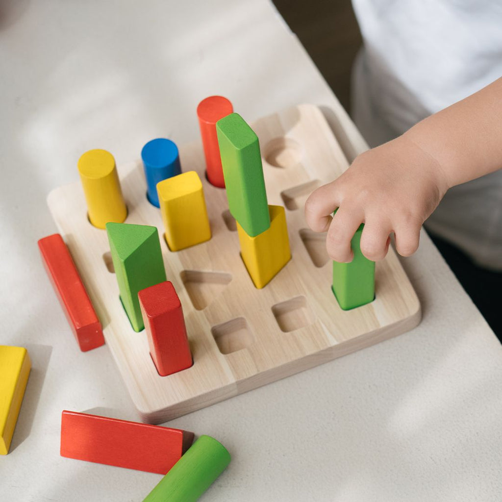 PlanToys Geometric Peg Board | Playroom Avenue