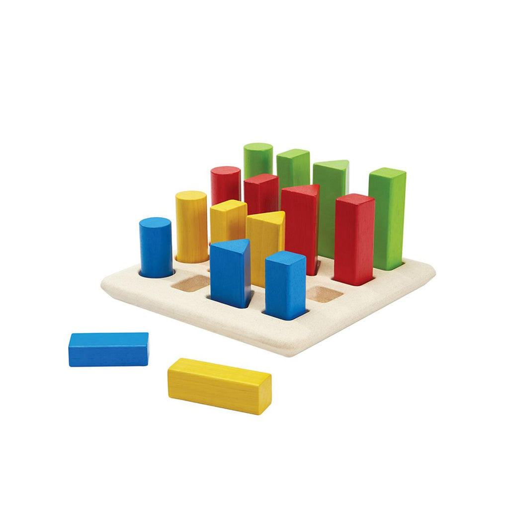 PlanToys Geometric Peg Board | Playroom Avenue
