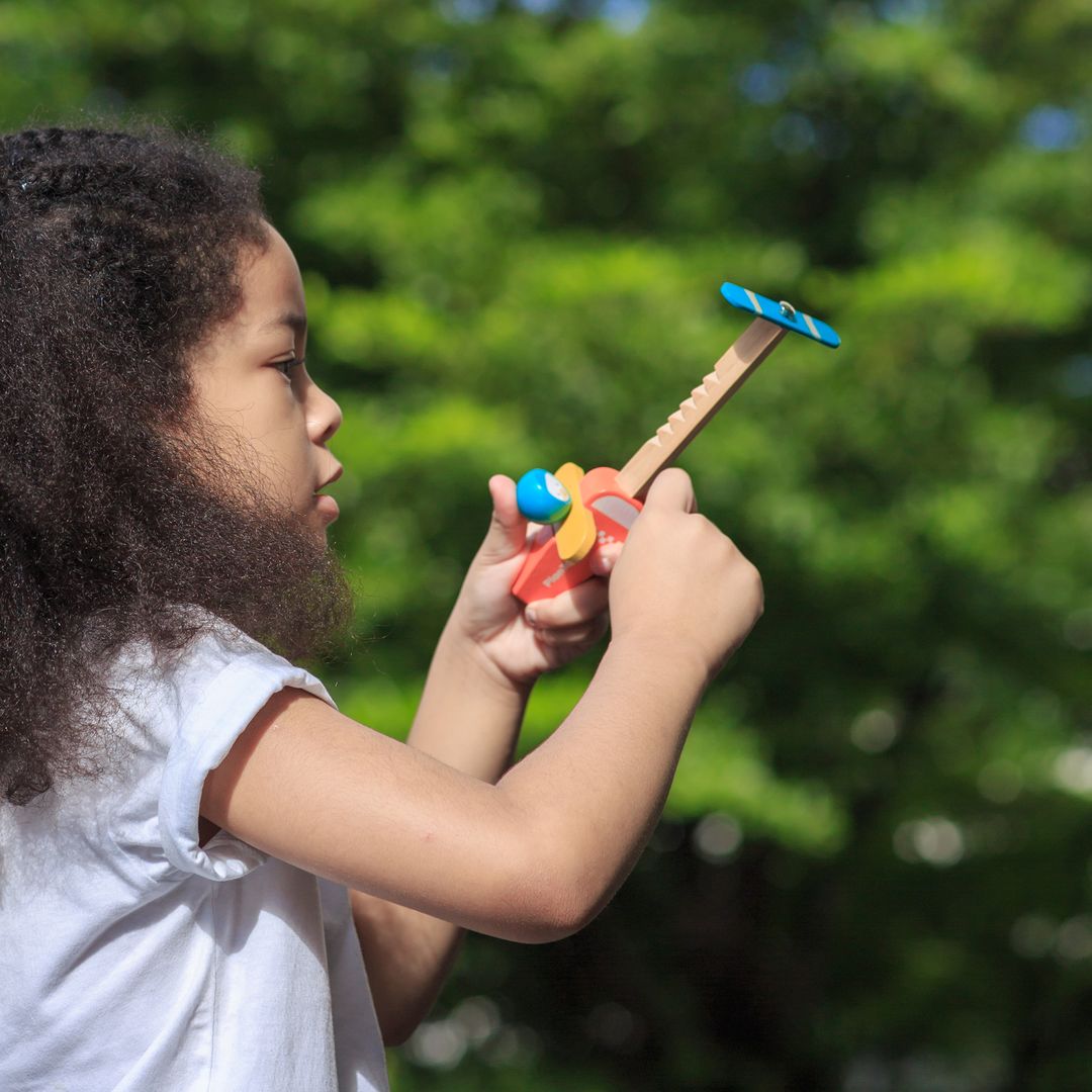 PlanToys Spin N Fly Airplane | Playroom Avenue