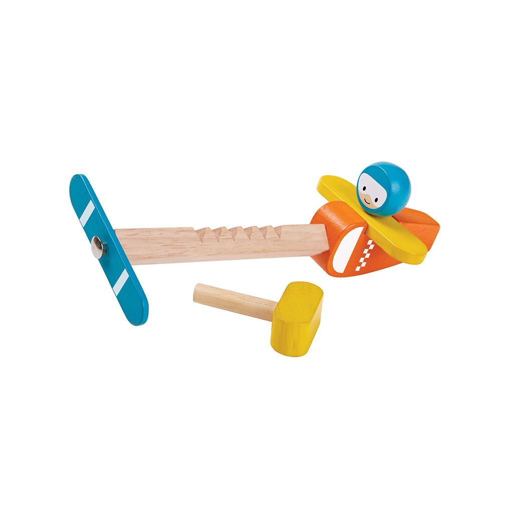PlanToys Spin N Fly Airplane | Playroom Avenue