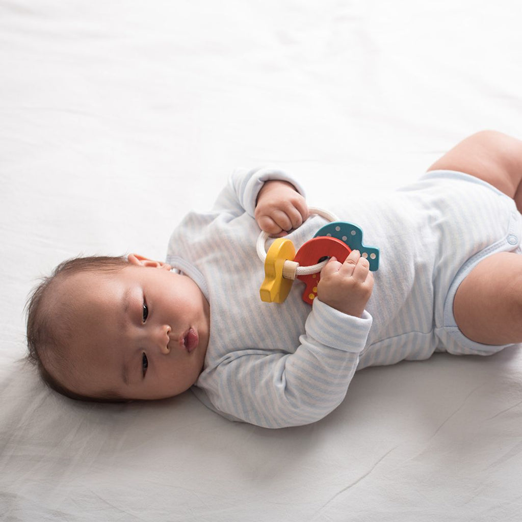 PlanToys Baby Key Rattle | Playroom Avenue
