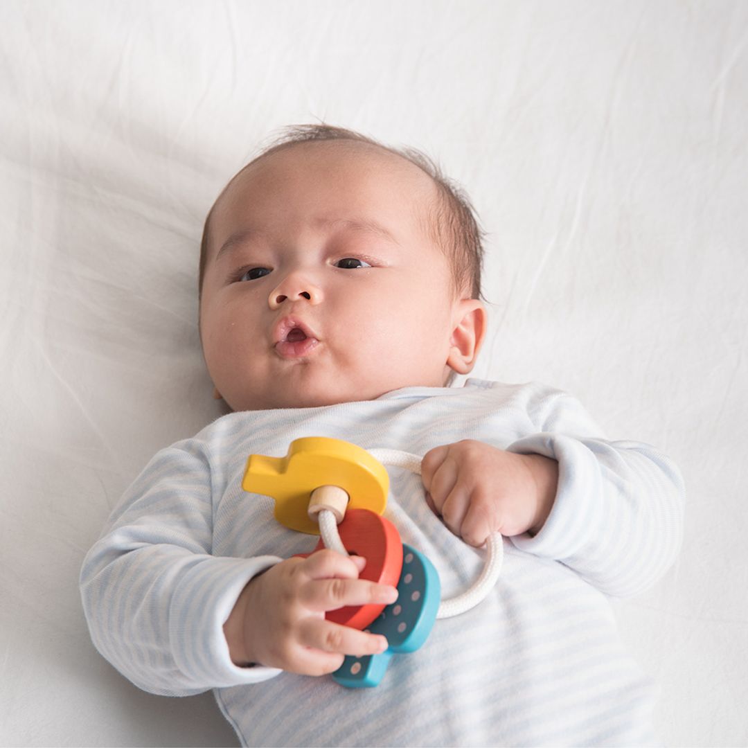 PlanToys Baby Key Rattle | Playroom Avenue
