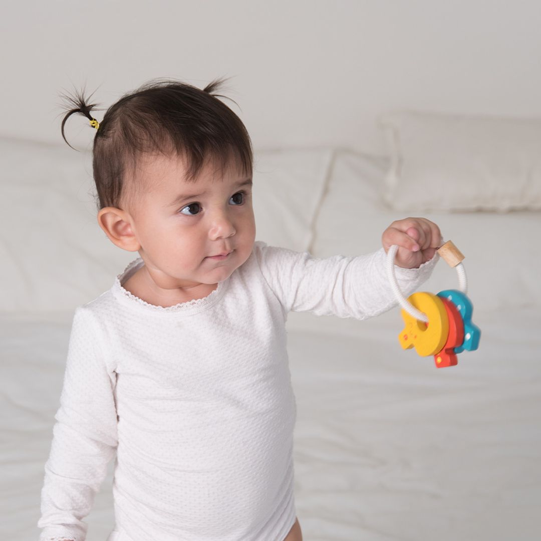 PlanToys Baby Key Rattle | Playroom Avenue