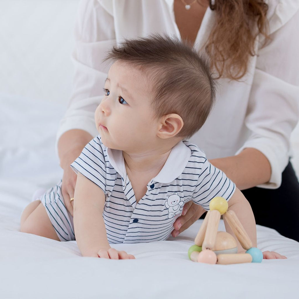 PlanToys Triangle Clutching Toy - Pastel | Playroom Avenue