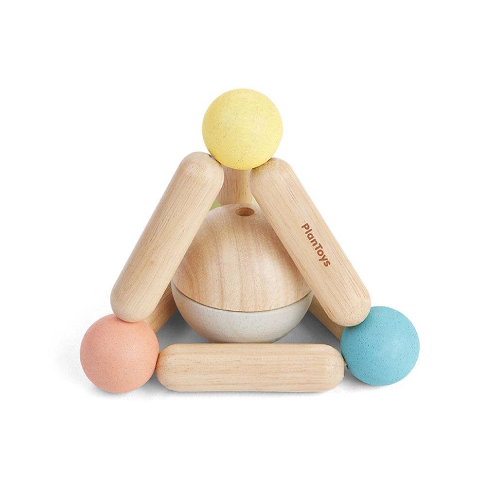 PlanToys Triangle Clutching Toy - Pastel | Playroom Avenue