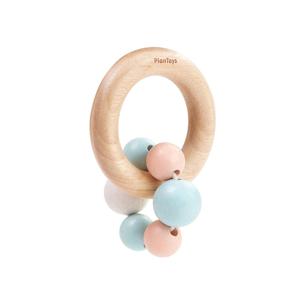 PlanToys Beads Rattle - Pastel | Playroom Avenue