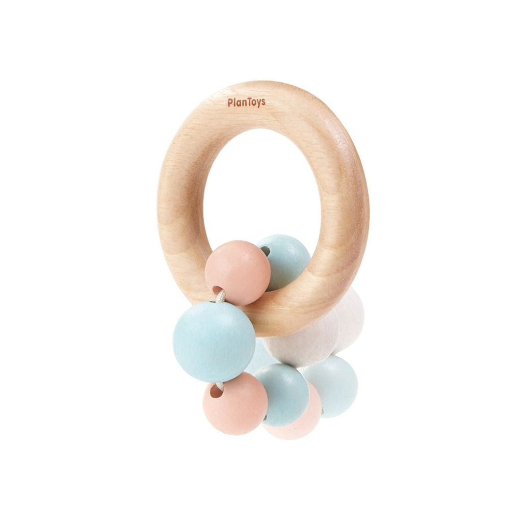 PlanToys Beads Rattle - Pastel | Playroom Avenue