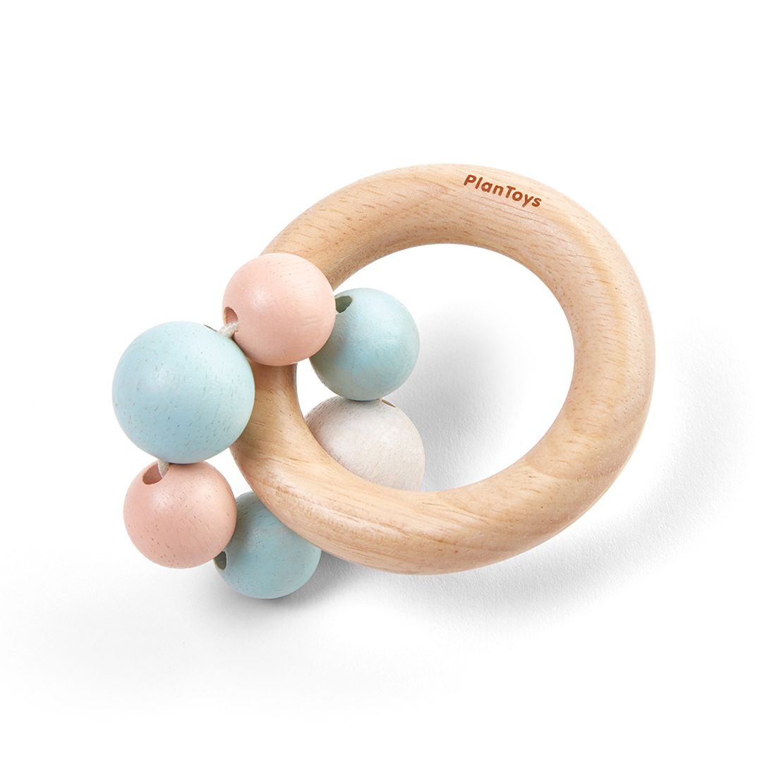 PlanToys Beads Rattle - Pastel | Playroom Avenue