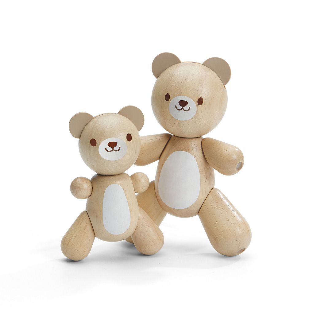 PlanToys Bear & Little Bear | Playroom Avenue
