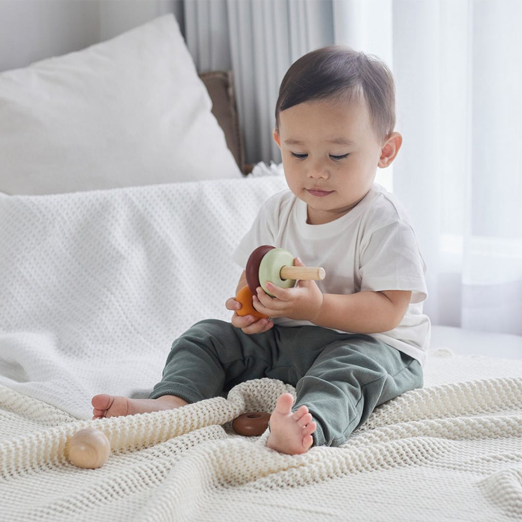 PlanToys My First Stacking - Modern Rustic | Playroom Avenue