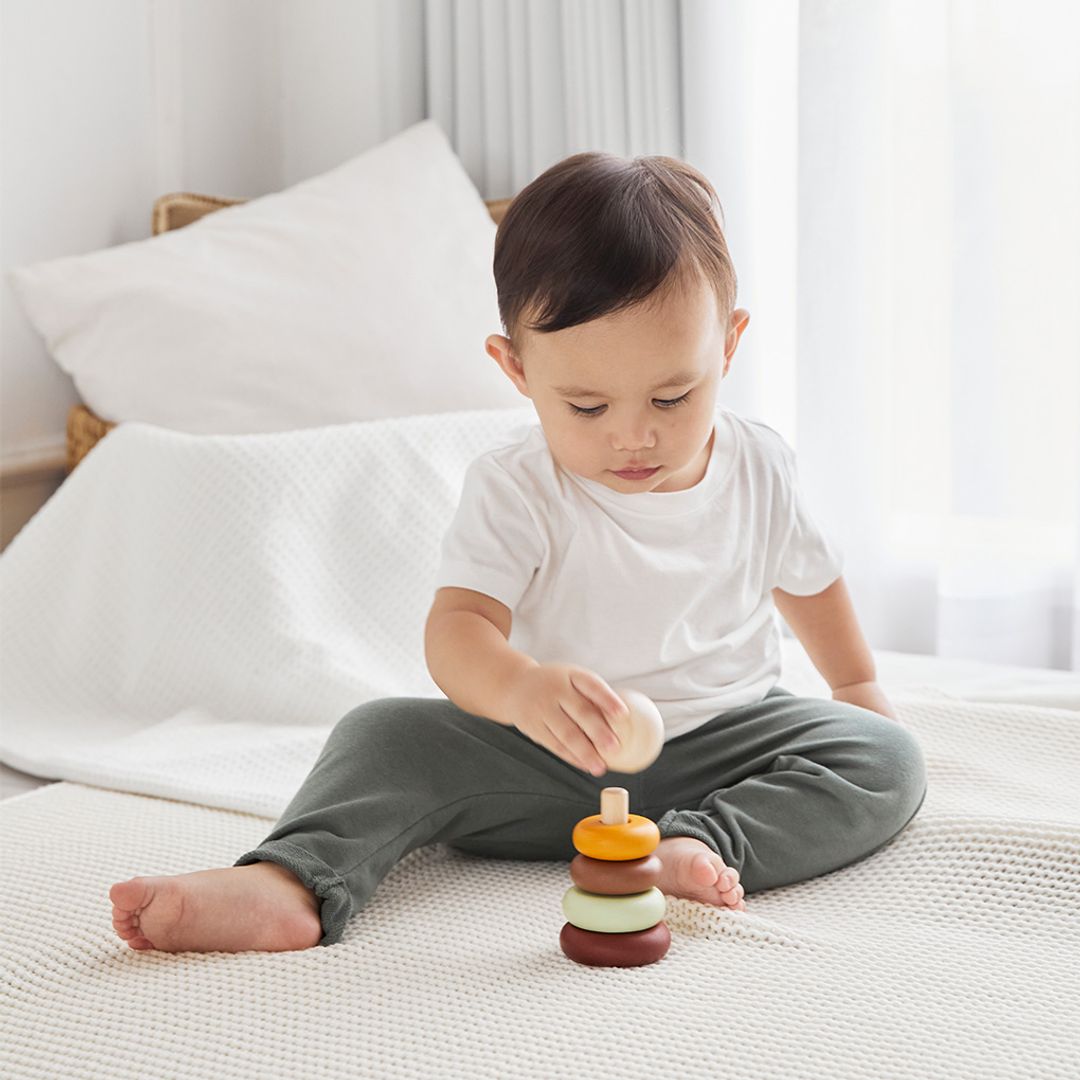 PlanToys My First Stacking - Modern Rustic | Playroom Avenue