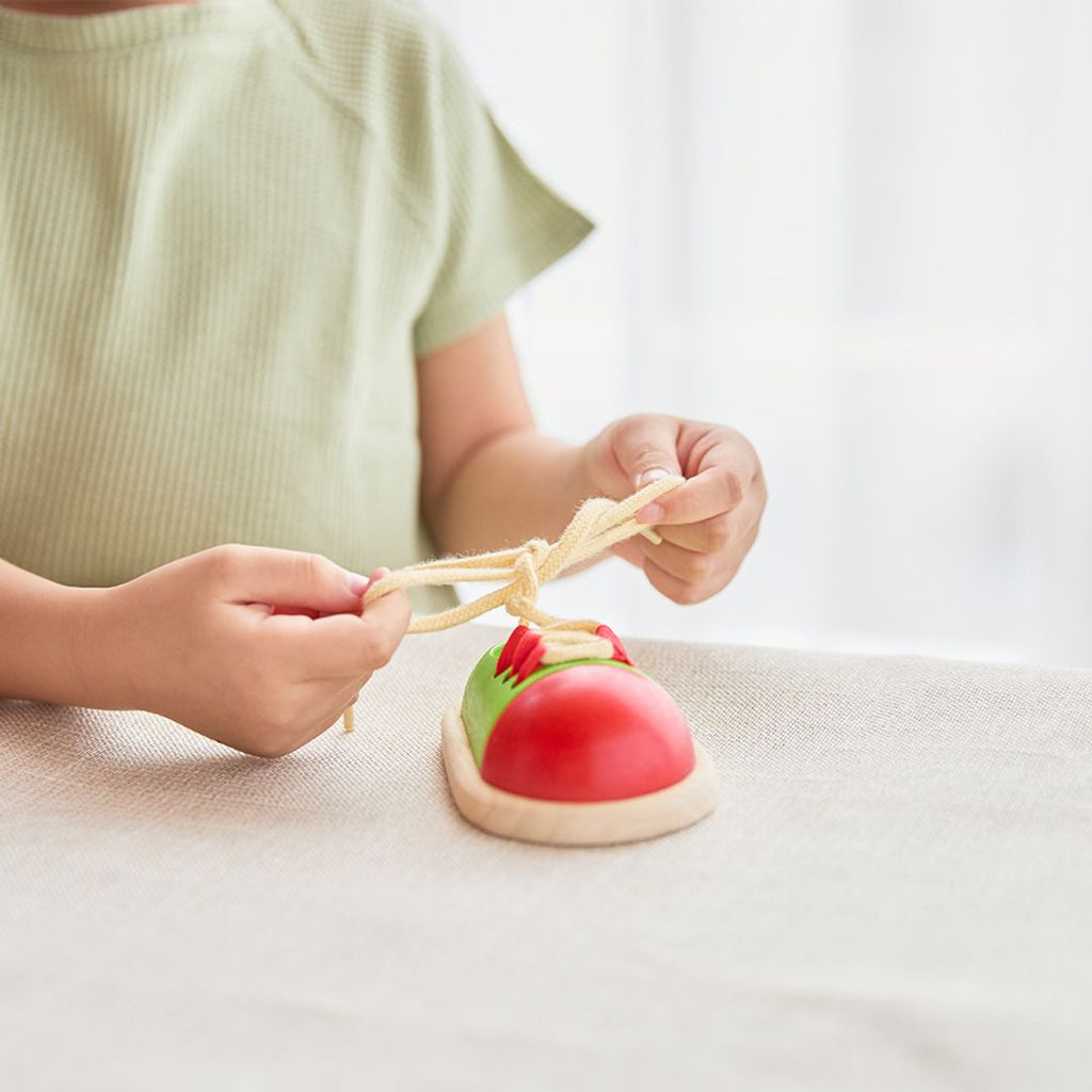 PlanToys Tie-Up Shoe | Playroom Avenue