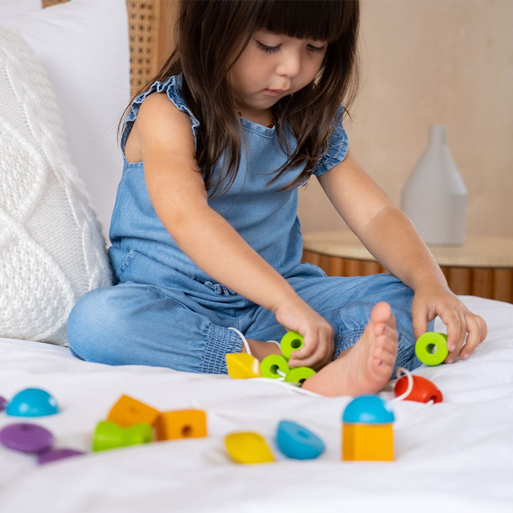 PlanToys Lacing Beads | Playroom Avenue