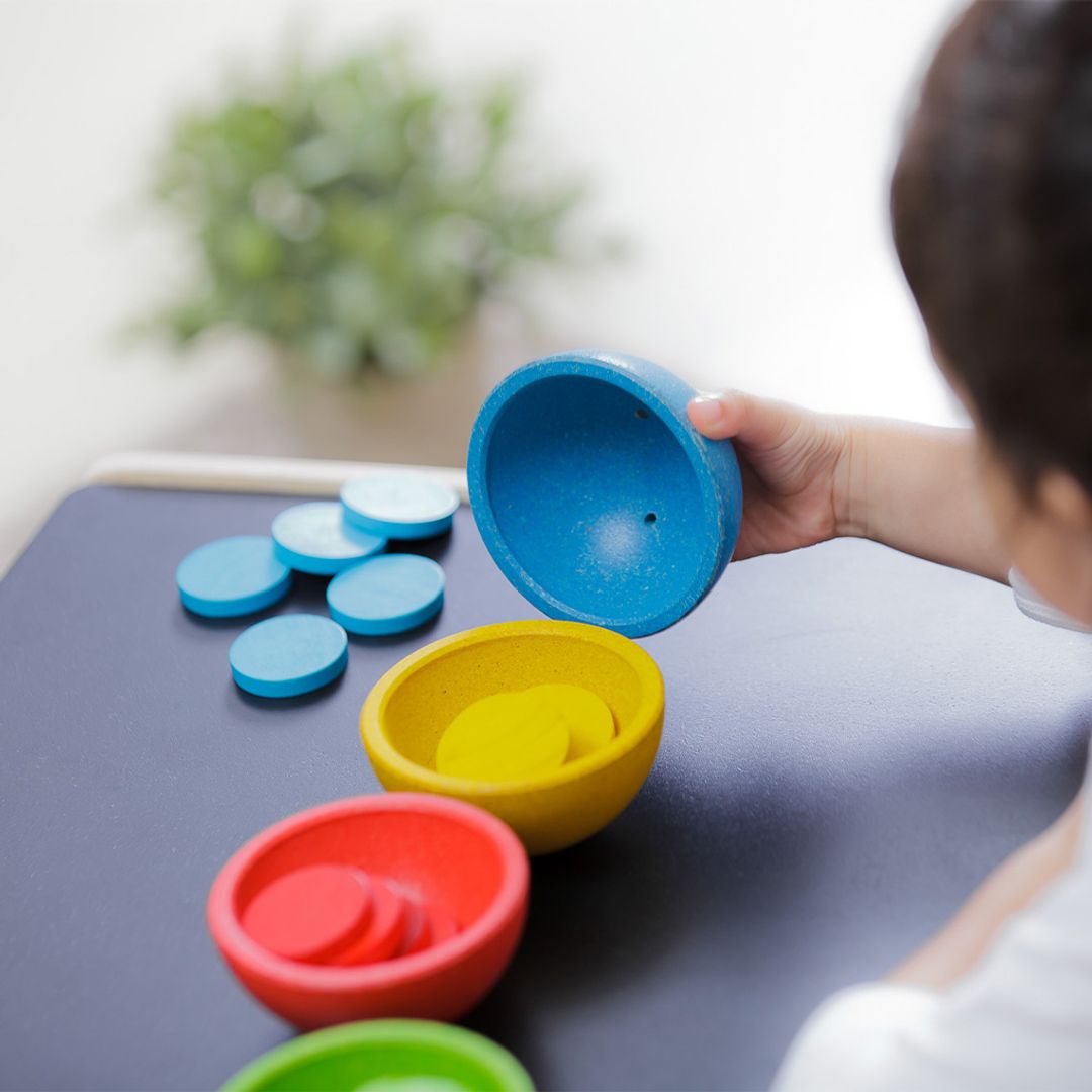 PlanToys Sort & Count Cups | Playroom Avenue