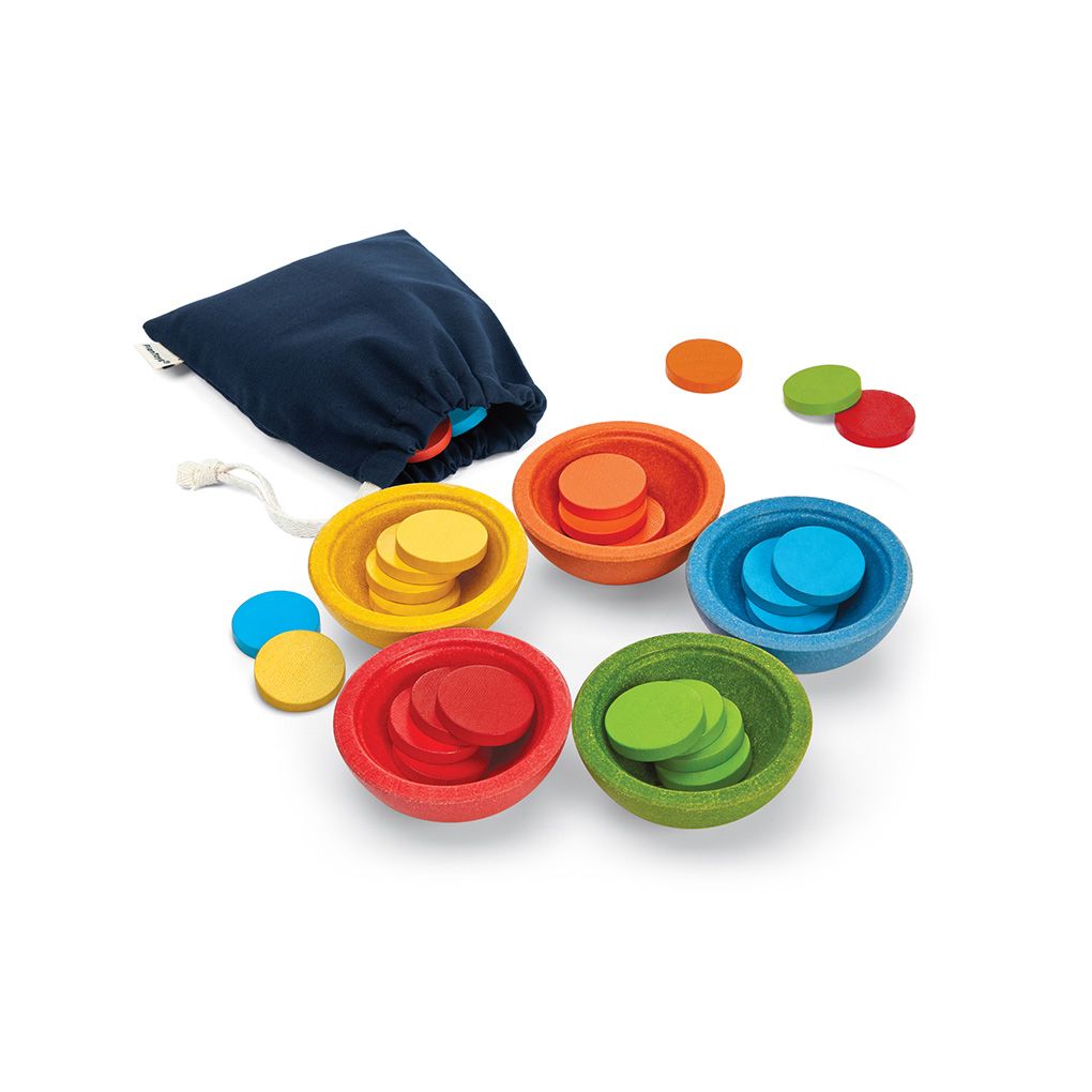 PlanToys Sort & Count Cups | Playroom Avenue
