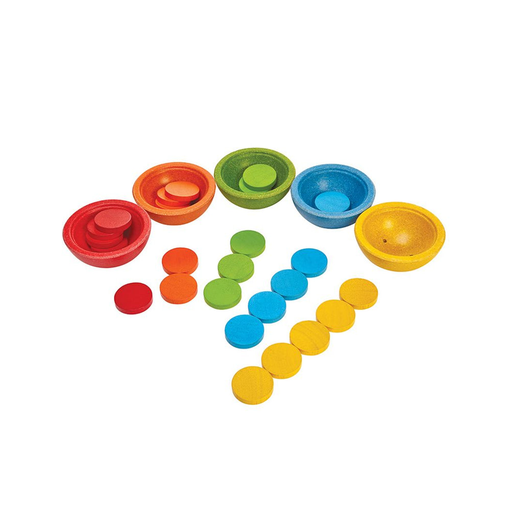 PlanToys Sort & Count Cups | Playroom Avenue