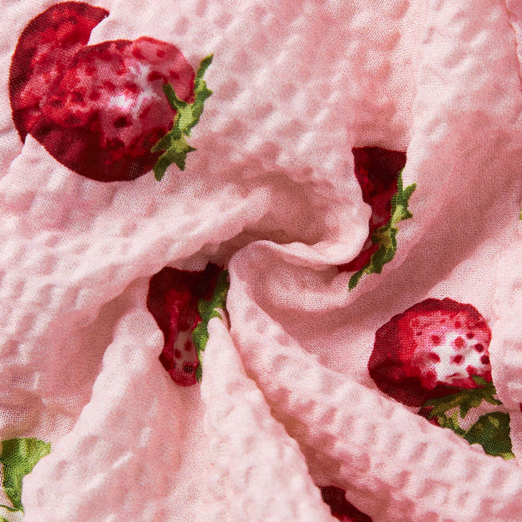 Milkbarn Strawberry Wide Brim Sun Bonnet | Playroom Avenue