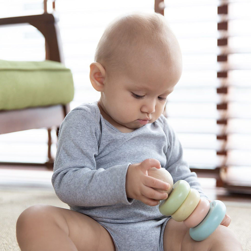 PlanToys First Stacking Ring - Pastel | Playroom Avenue