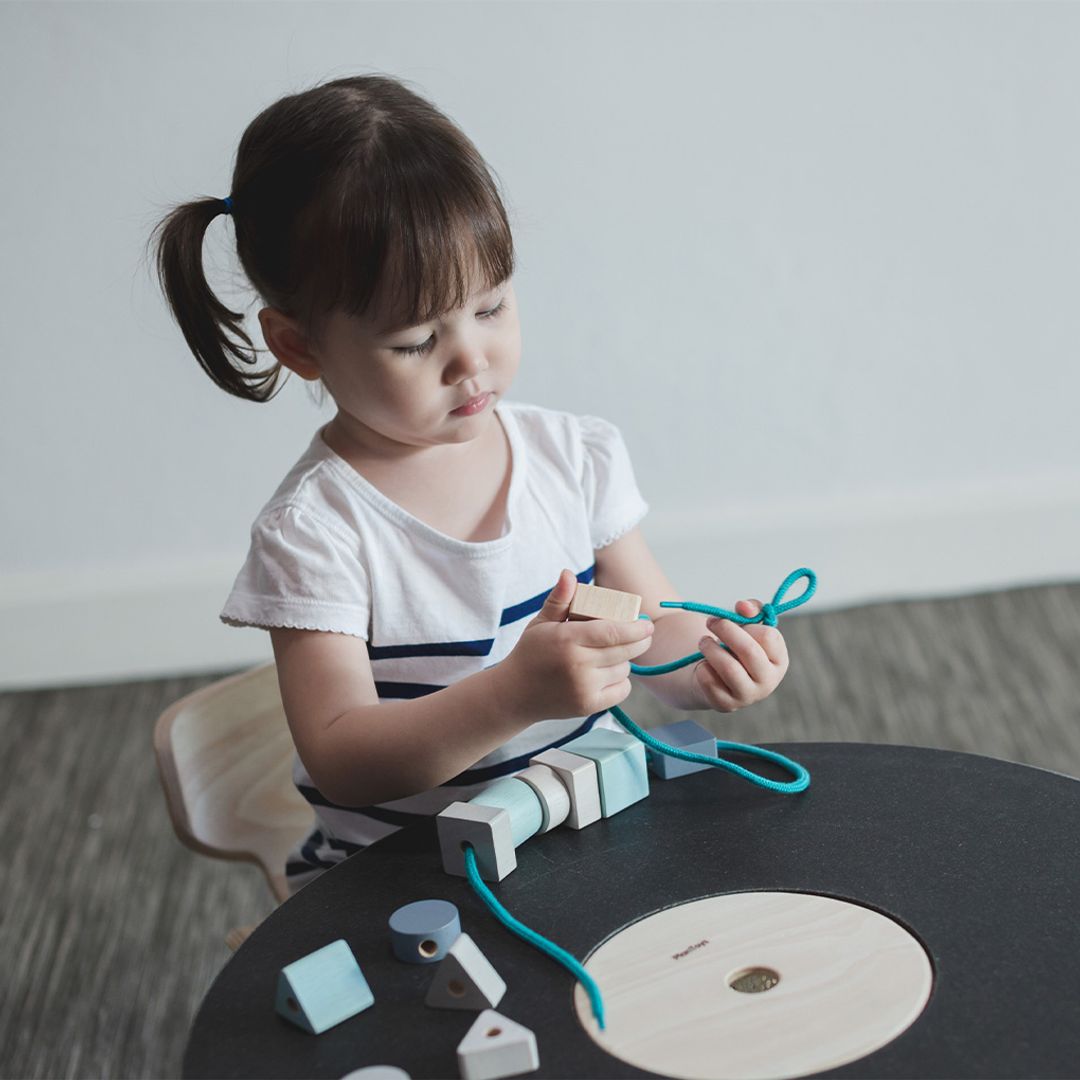 PlanToys Geo Beads Lacing | Playroom Avenue