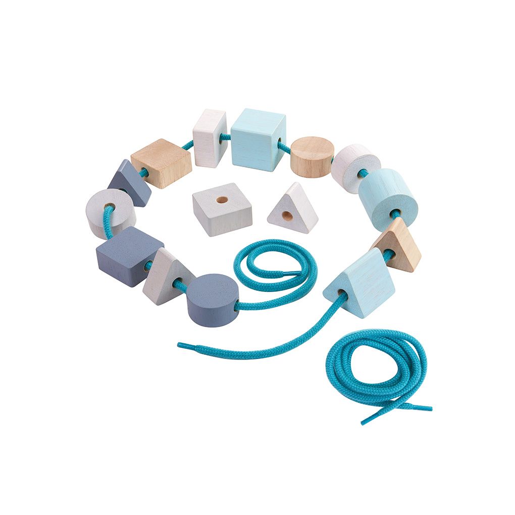 PlanToys Geo Beads Lacing | Playroom Avenue
