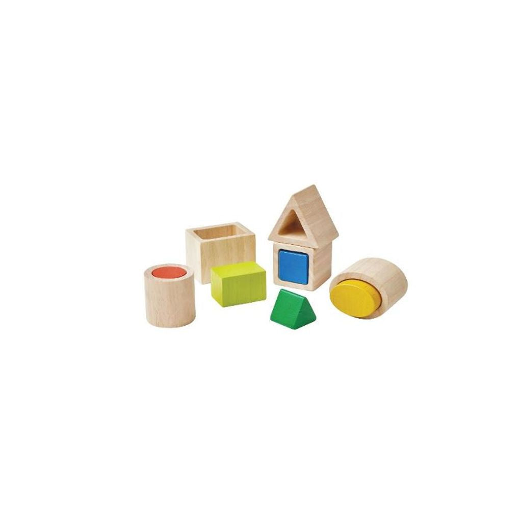 PlanToys Geo Matching Blocks | Playroom Avenue