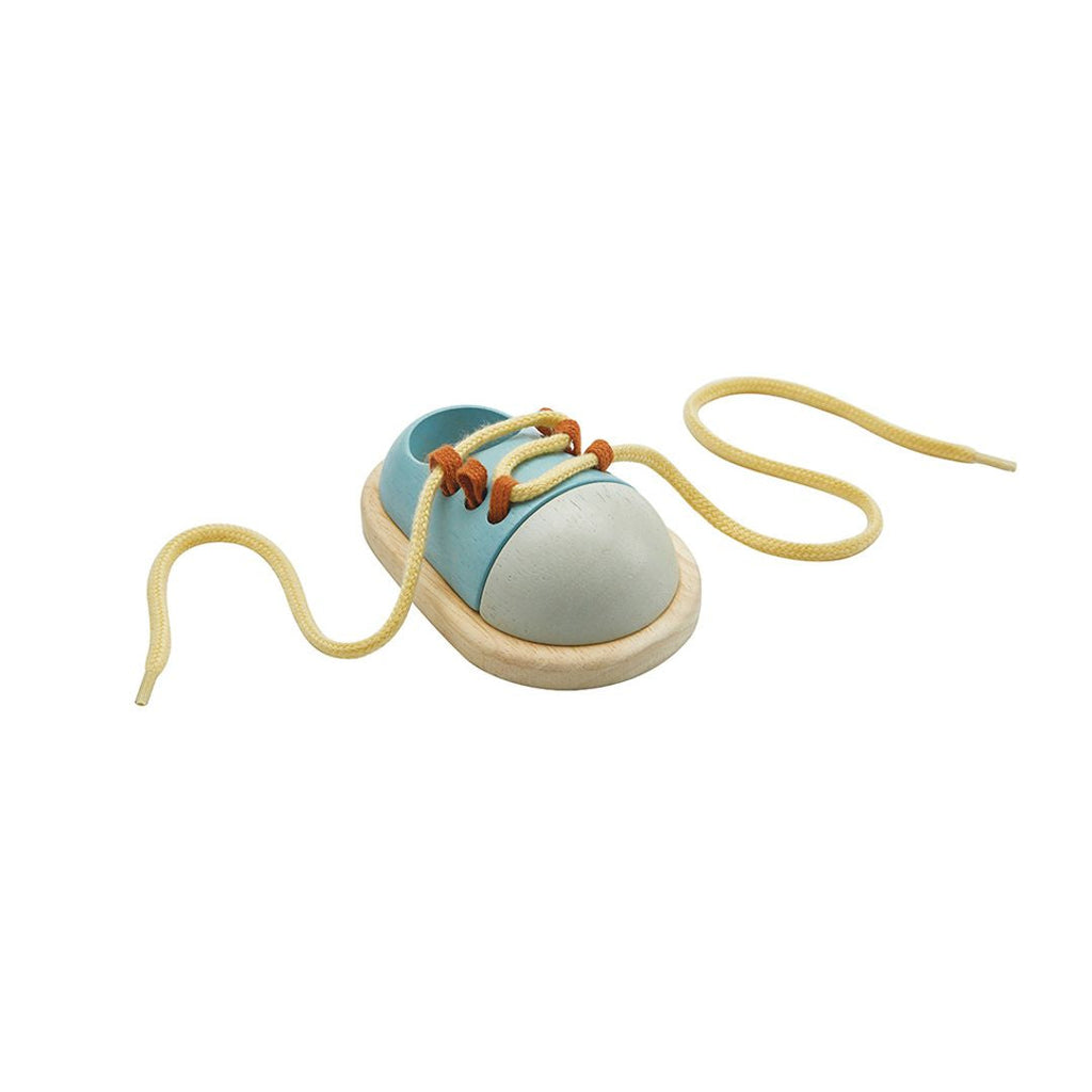 PlanToys Tie-Up Shoe - Orchard | Playroom Avenue