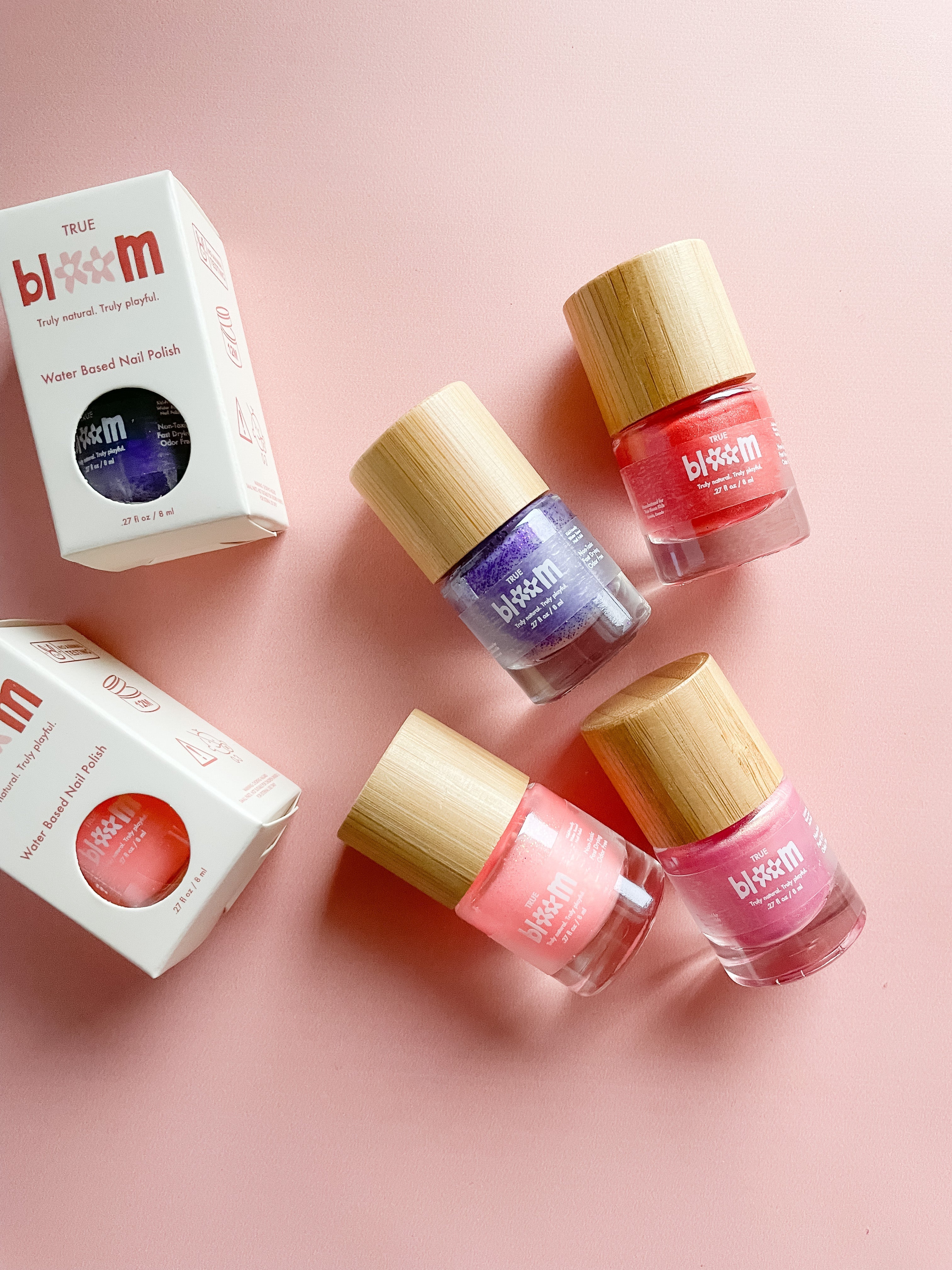 Truebloom Kids Water Based Nail Polish - Set of 4 | Playroom Avenue