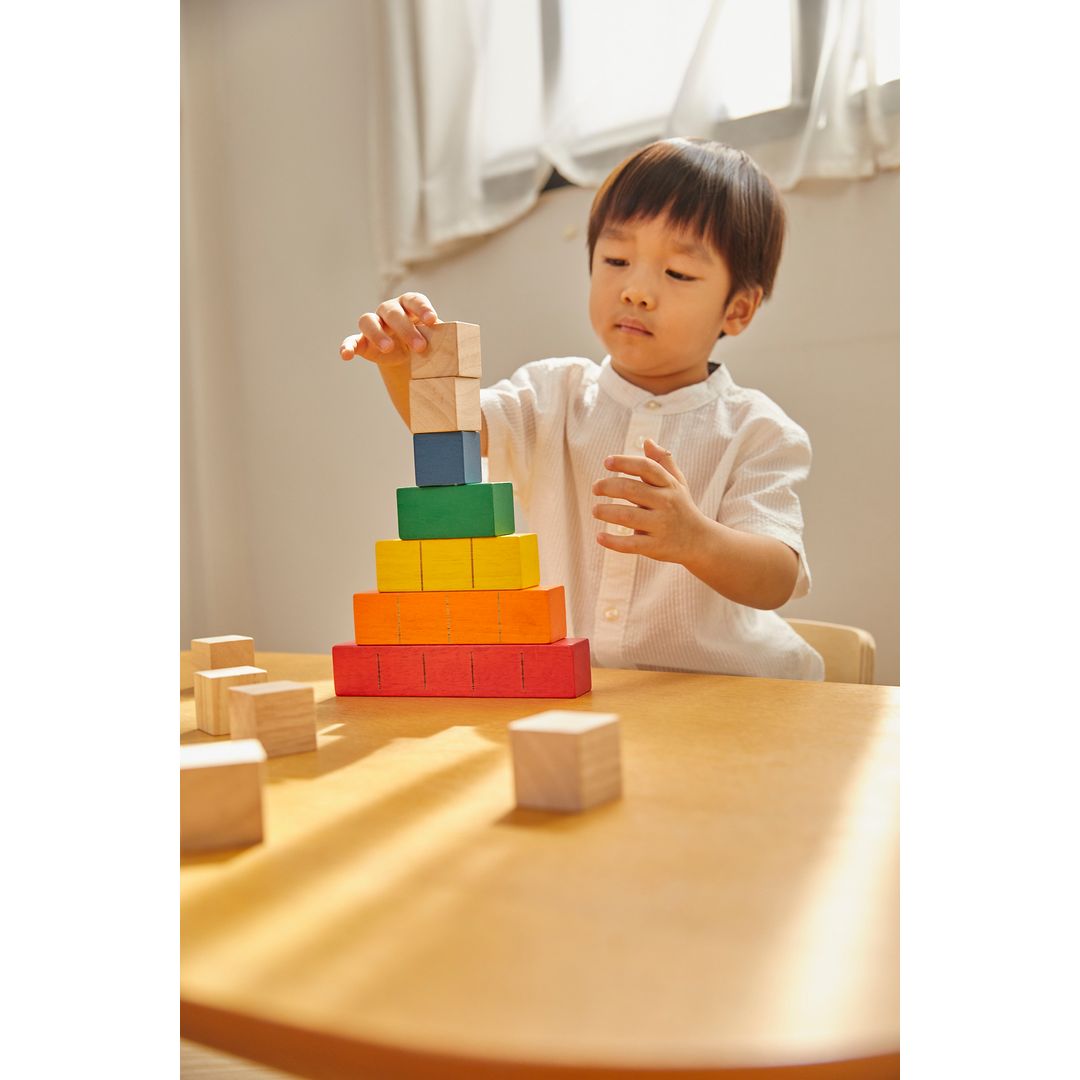 PlanToys Colored Counting Blocks - Unit Plus | Playroom Avenue