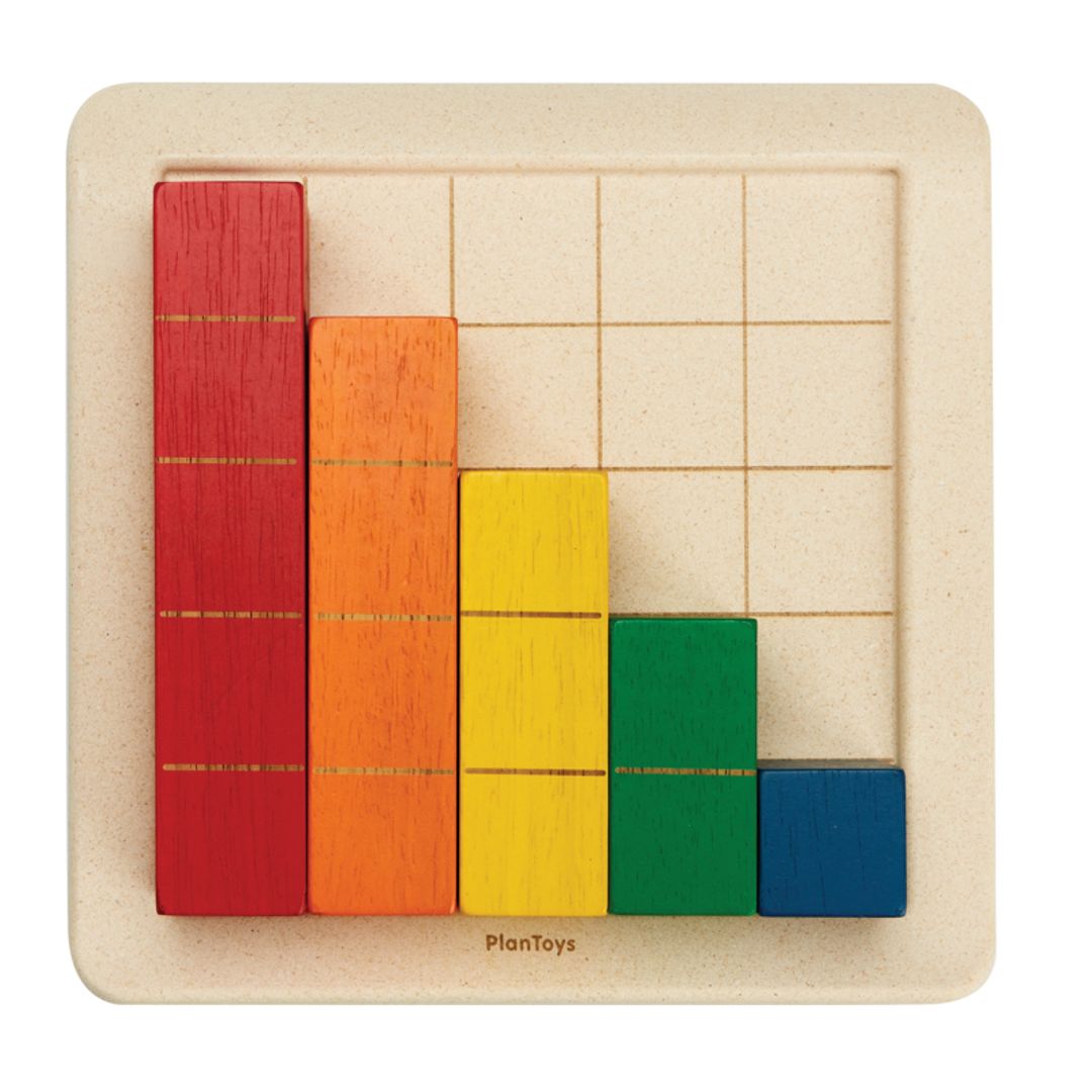 PlanToys Colored Counting Blocks - Unit Plus | Playroom Avenue