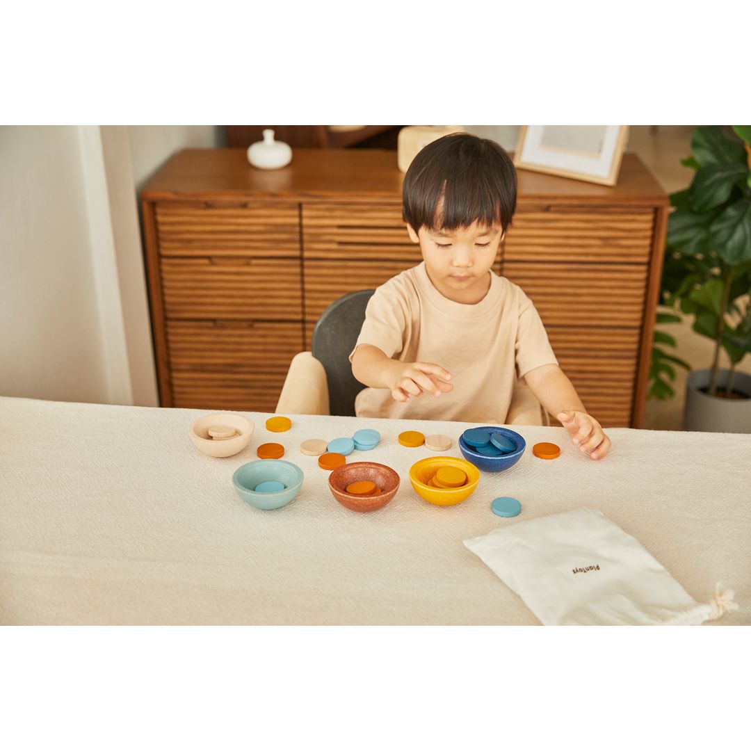 PlanToys Sort & Count Cups - Orchard | Playroom Avenue